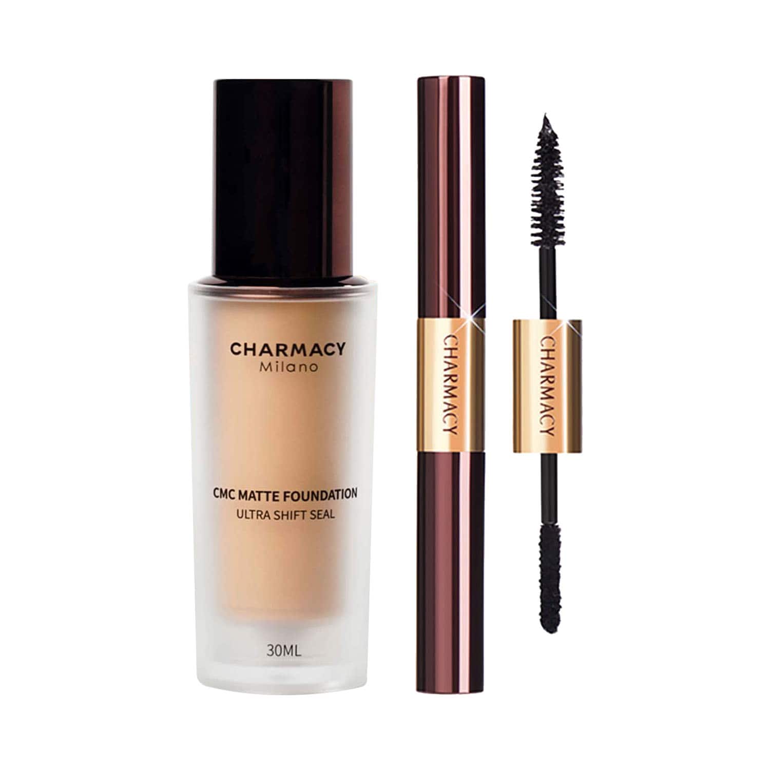 Charmacy Milano | Charmacy Milano Matte Foundation 02 +  Power Lash Mascara Combo
