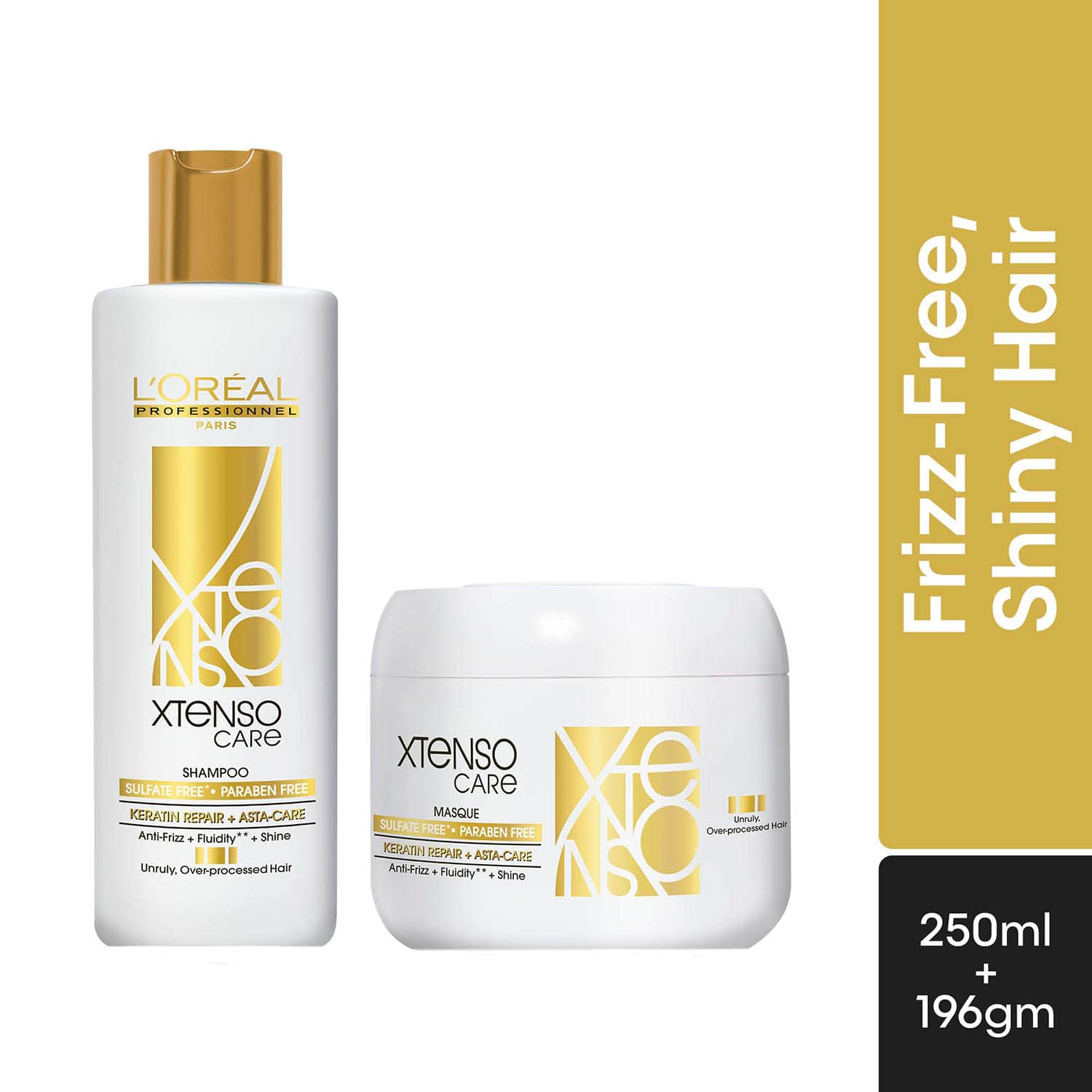L'OREAL PROFESSIONNEL | L'OREAL PROFESSIONNEL X-Tenso Care Sulfate free Shampoo (250 ml) & Masque (196 g)