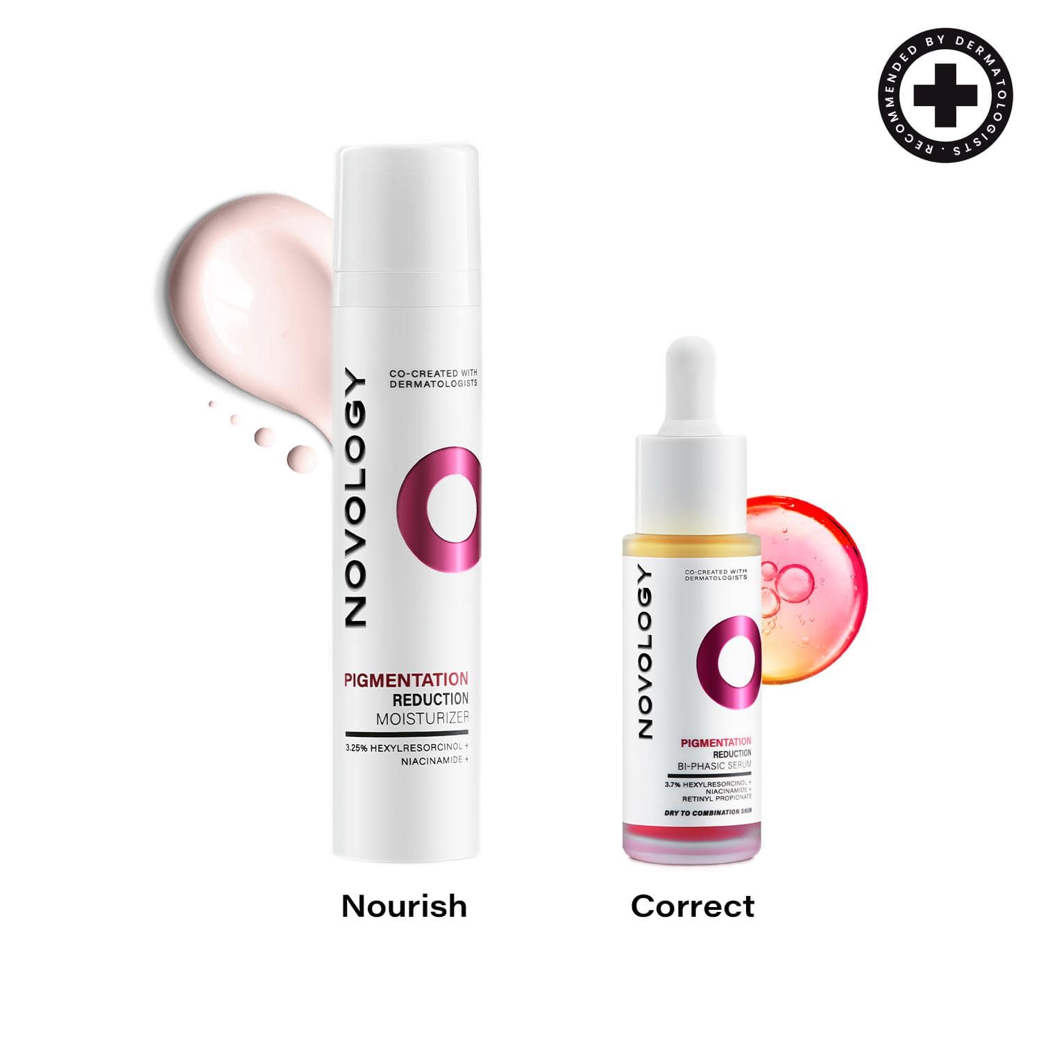 Novology | Novology Bi-Phasic Hyper Pigmentation Serum + Pigmentation Reduction Moisturizer Combo