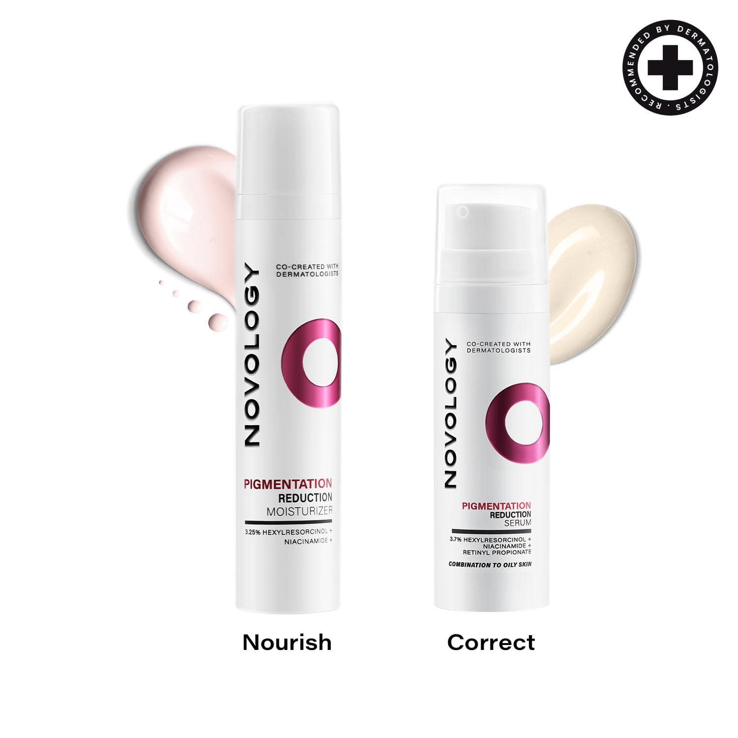 Novology | Novology Pigmentation Reduction Serum + Pigmentation Reduction Moisturizer Combo