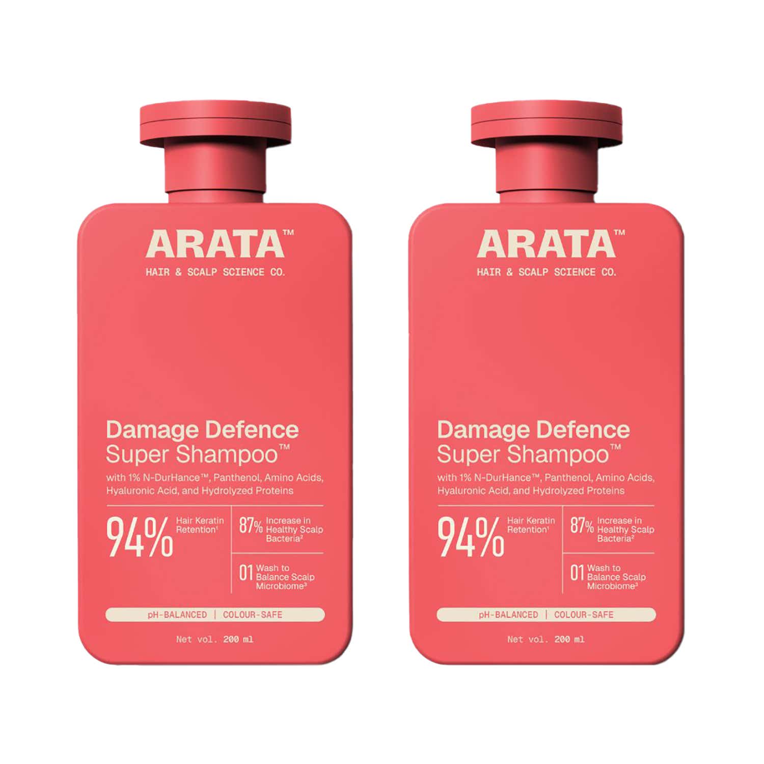 Arata | Arata Damage Defence Super Shampoo (200 ml) Combo