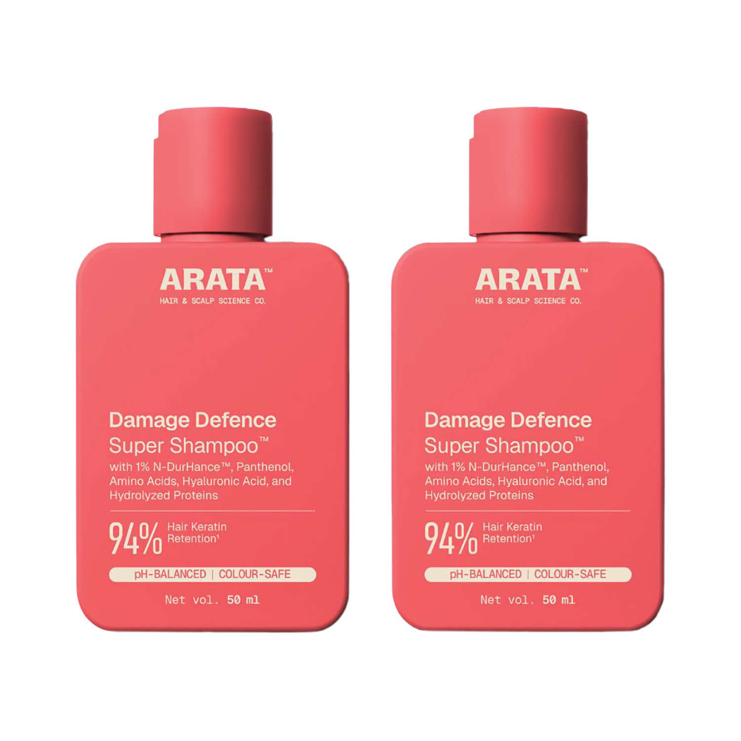 Arata | Arata Damage Defence Super Shampoo (50 ml) Combo