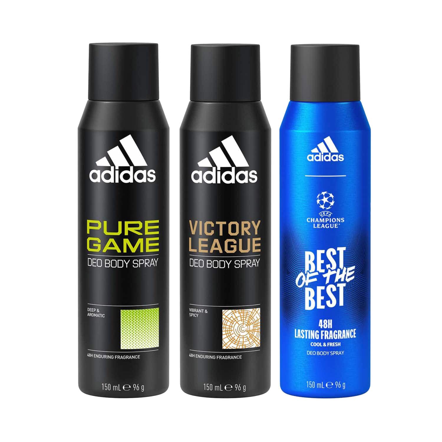 Adidas | Adidas Pure Game + UEFA + Victory Deo Pk3