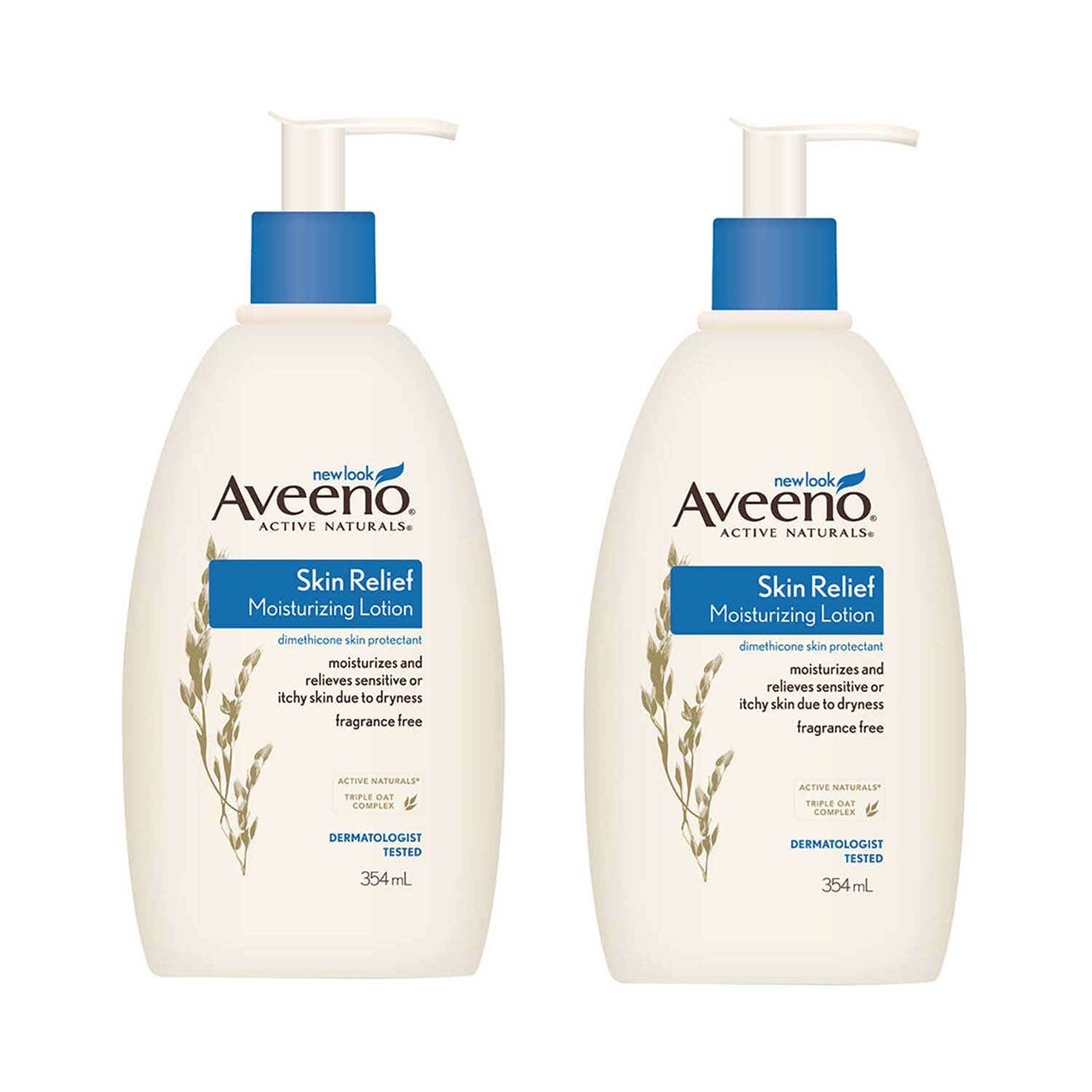 Aveeno | Aveeno Skin Relief Fragrance Free Moisturizing Lotion 354 Ml Combo