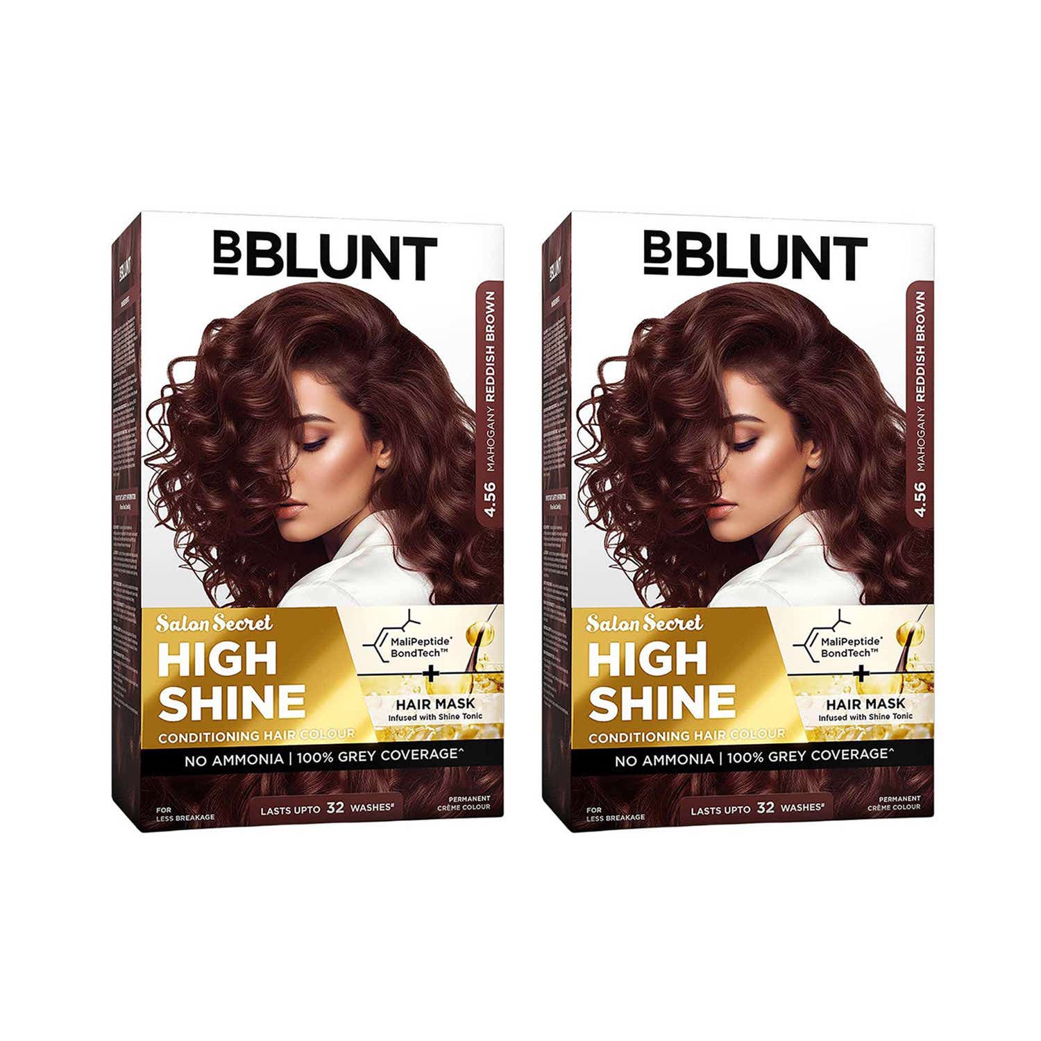 BBlunt | BBlunt Salon Secret High Shine Conditioning Hair Colour Mahogany Reddish Brown Combo