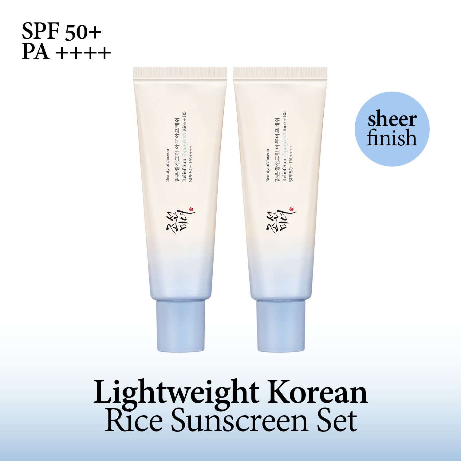 Beauty of Joseon | Beauty of Joseon Aqua-Fresh Duo Lightweight Korean Rice Sunscreen Combo