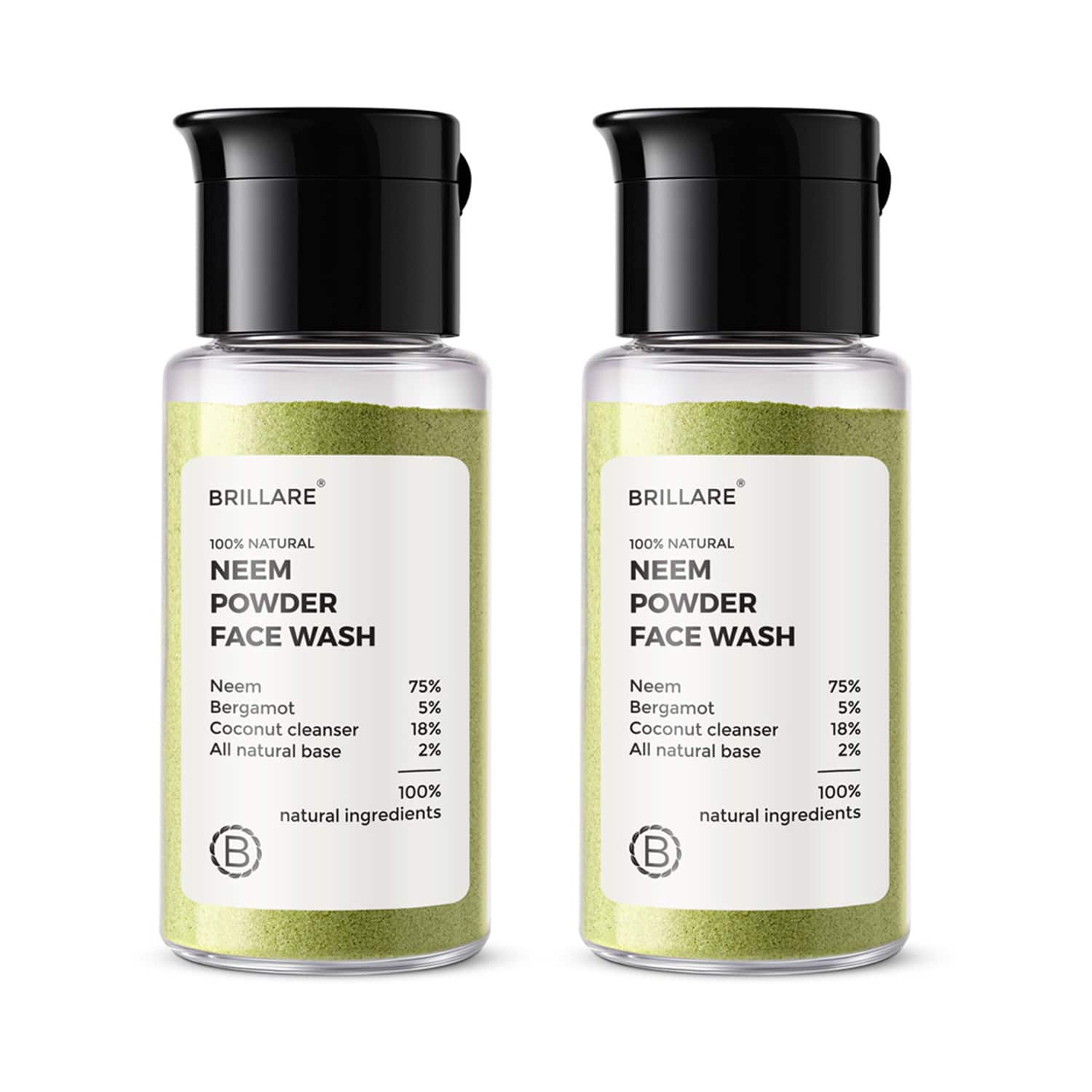Brillare | Brillare Neem Powder Face Wash (15 g) For Acne Prone Skin Combo