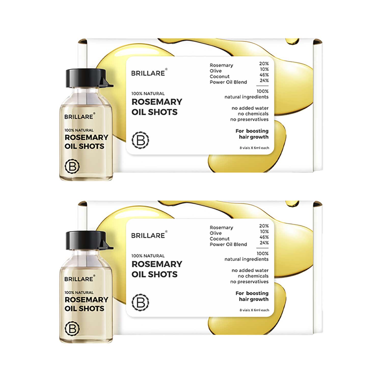 Brillare | Brillare Rosemary Oil Shots - Pack of 2