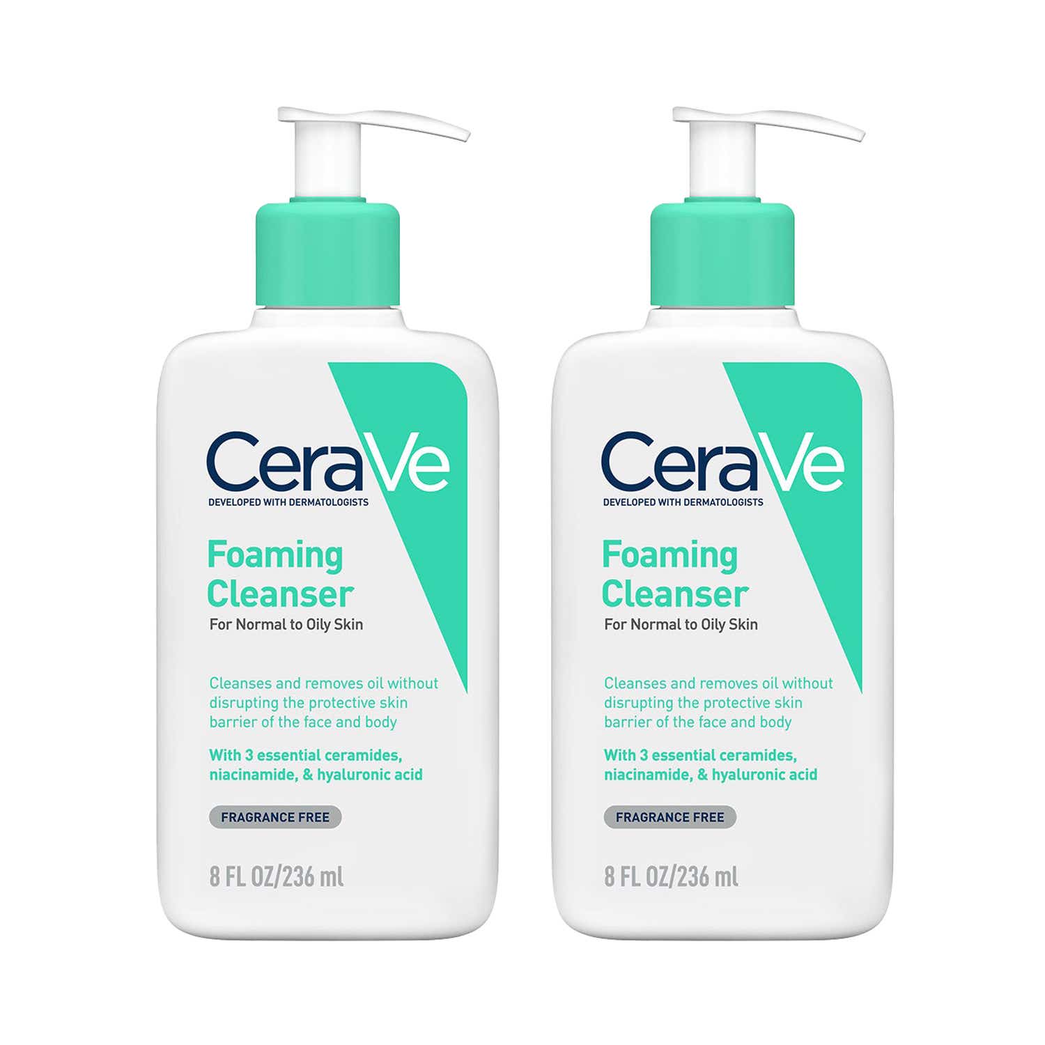 CeraVe | CeraVe Foaming cleanser Non-Foaming Face Wash For Dry Skin Combo