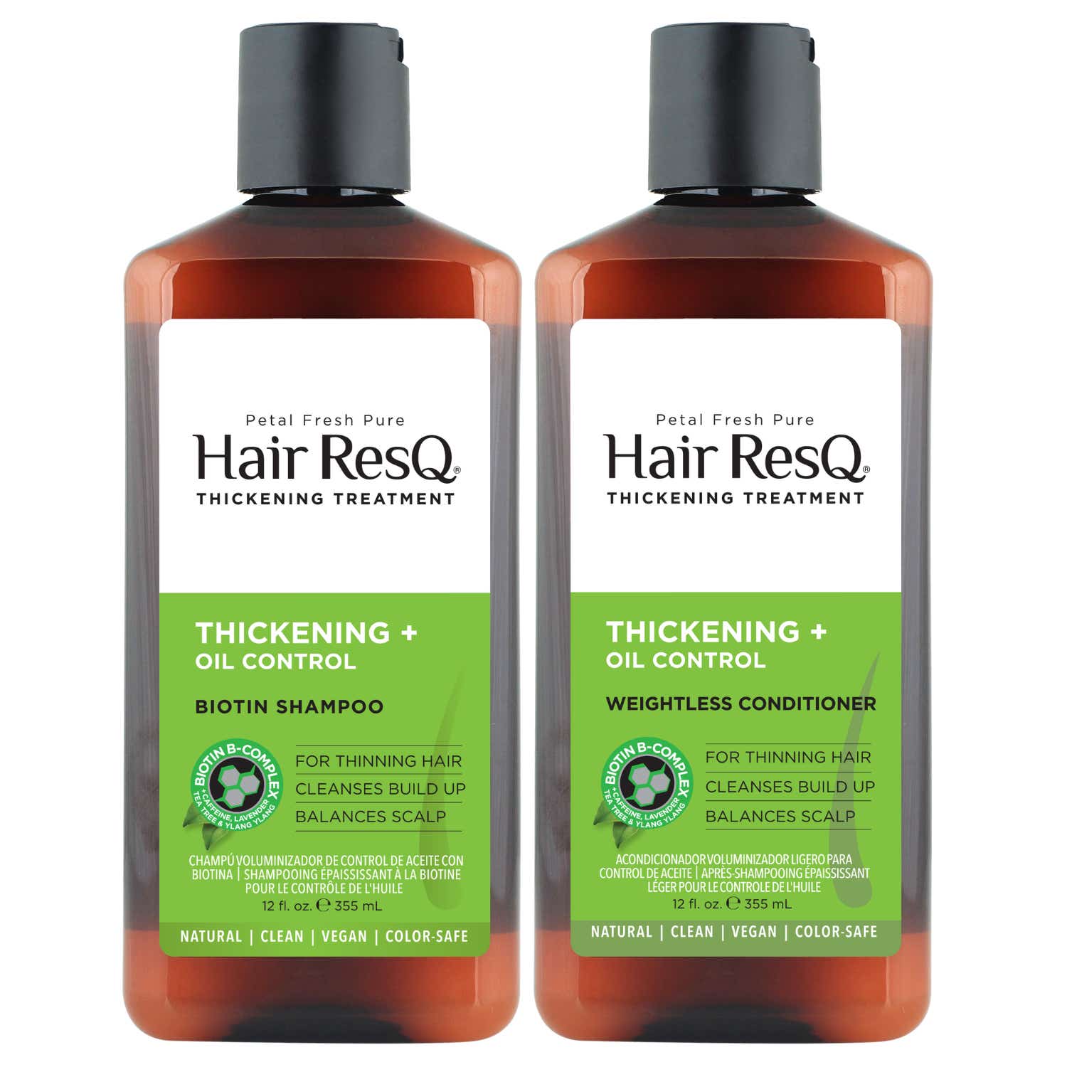 Hair ResQ | Hair Resq Thickening Oil Control Shampoo & Conditioner Combo
