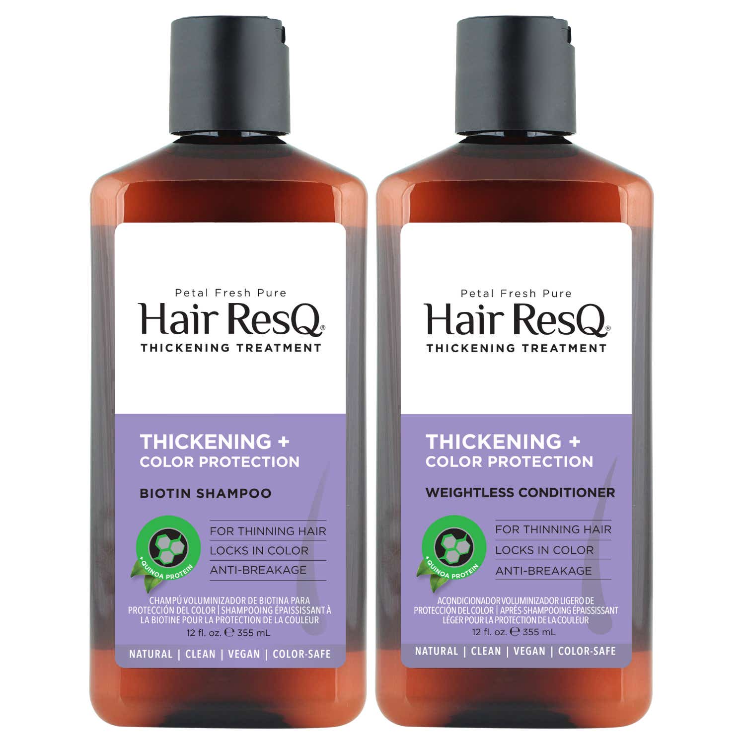 Hair ResQ | Hair Resq Thickening Color Protection Shampoo & Conditioner Combo