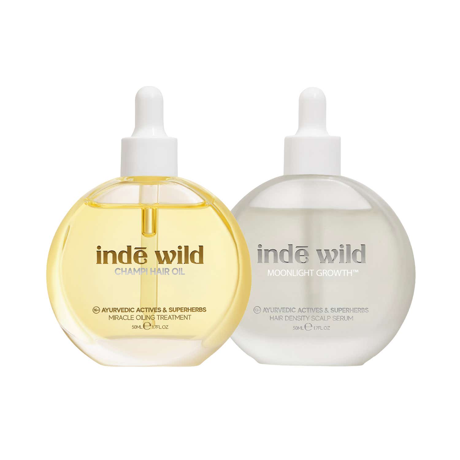Inde Wild | Inde Wild Champi Oil & Moonlight Scalp Serum Combo
