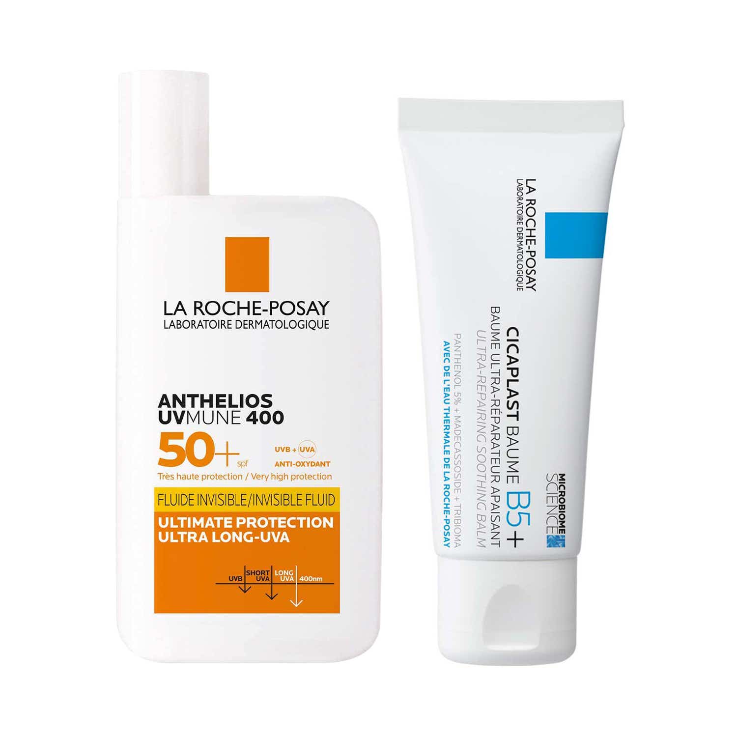 LA ROCHE-POSAY | LA ROCHE-POSAY Day & Night Skincare Cicaplast B5+ Moisturizer & Anthelios Invisible Fluid Combo