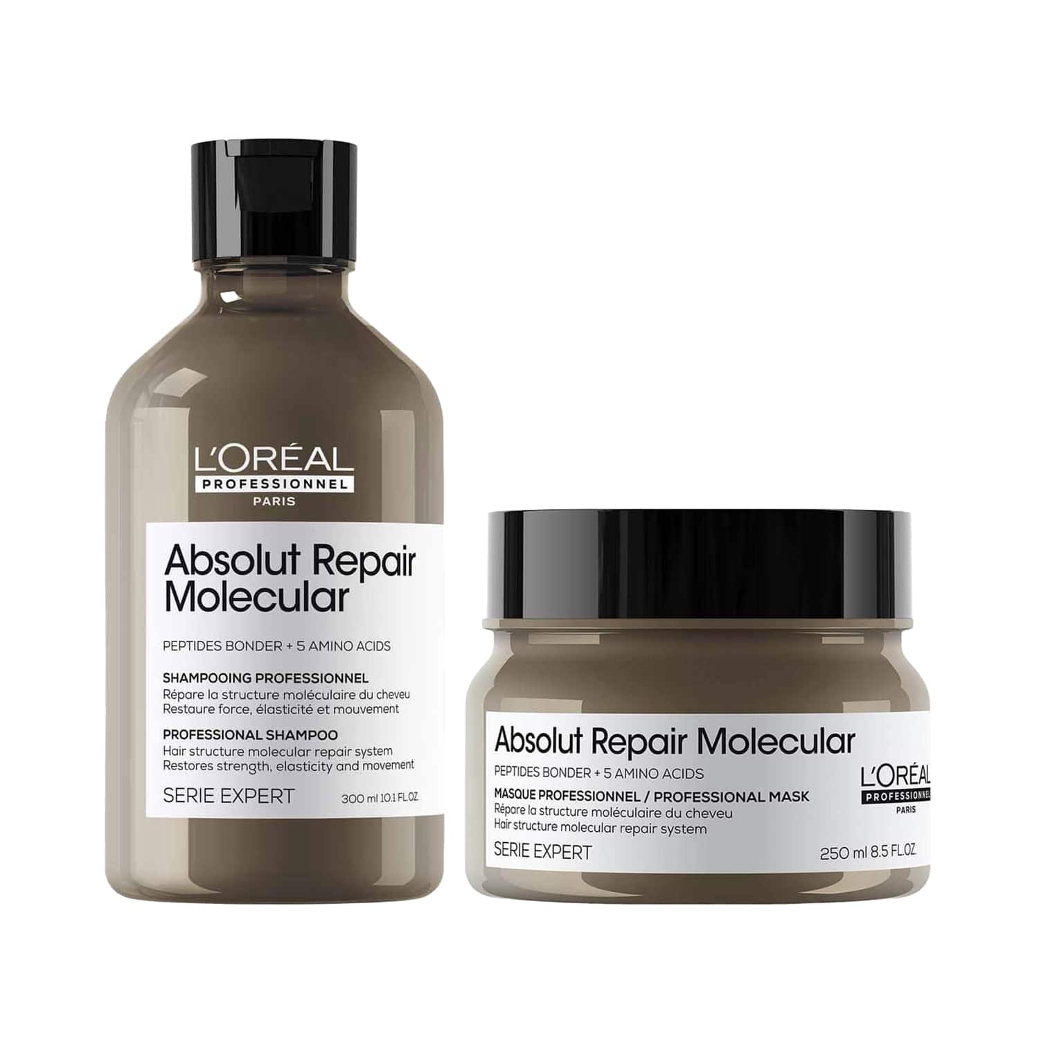 L'OREAL PROFESSIONNEL | L'OREAL PROFESSIONNEL Absolut Repair Molecular Sulfate-Free Shampoo & Mask (550 ml)