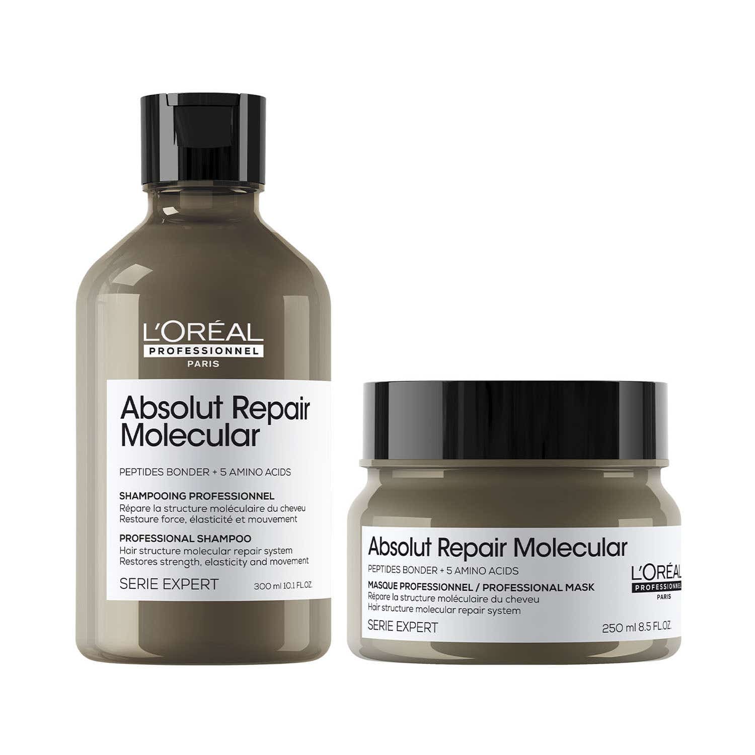 L'OREAL PROFESSIONNEL | L'OREAL PROFESSIONNEL Absolut Repair Molecular Sulfate-Free Shampoo & Mask (550 ml)