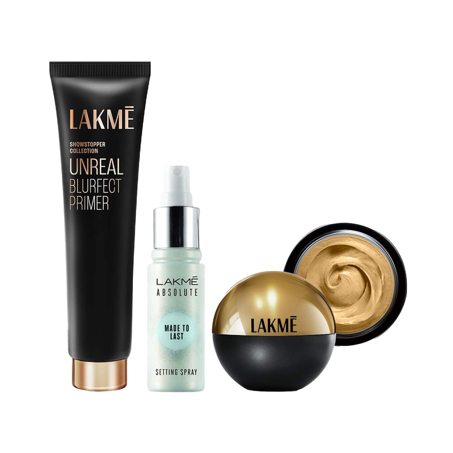 Lakme | Lakme Prep Cover Set Combo with Setting Spray- Classic Ivory