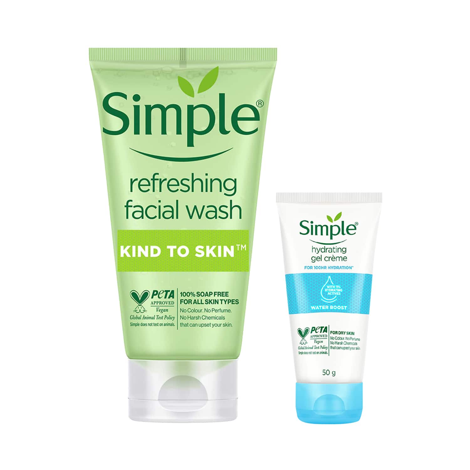 Simple | Simple Refreshing Face Combo ( Face Wash + Moisturizer)