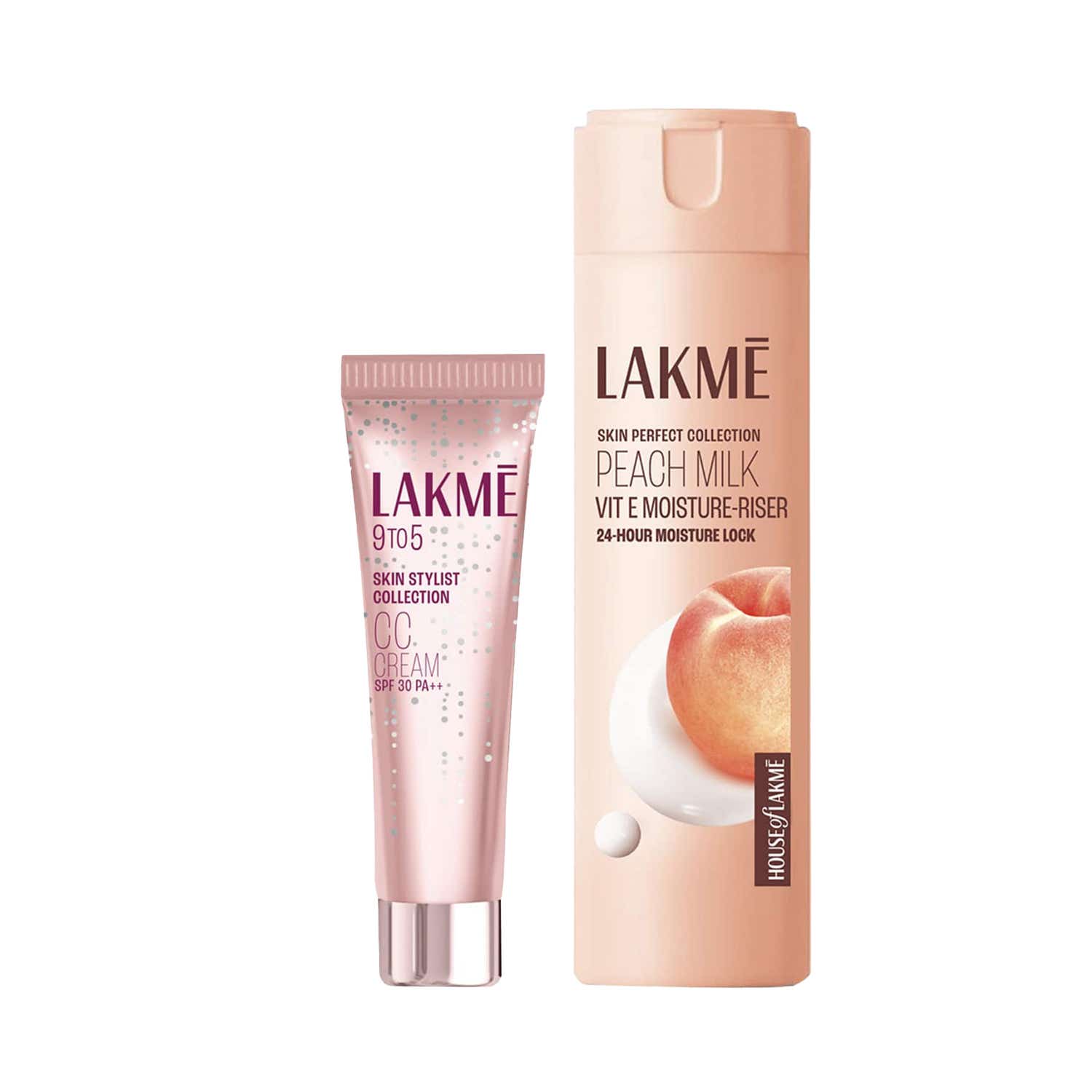 Lakme | Lakme Daily Skin Essentials Kit - Vitamin E Moisturizer & Tinted CC Cream Beige