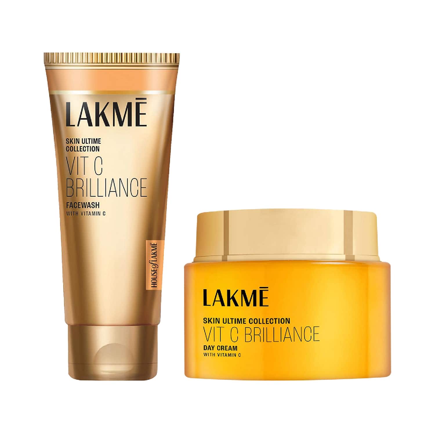Lakme | Lakme Vitamin C Brilliance - Day Cream (50 g) + Facewash (100 g) Combo