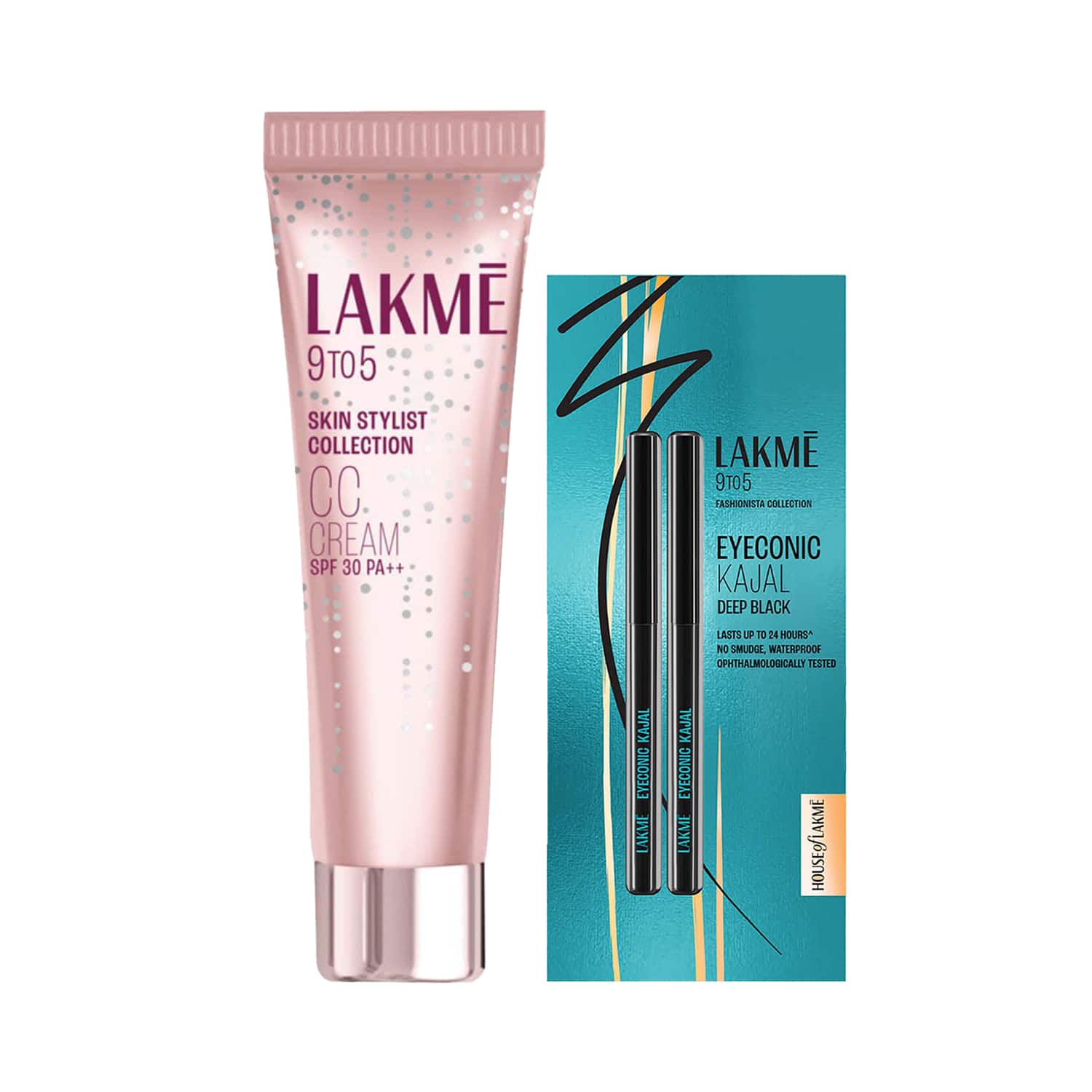 Lakme | Lakme Super Saver Daily Essentials Combo (Kajal + CC Cream)