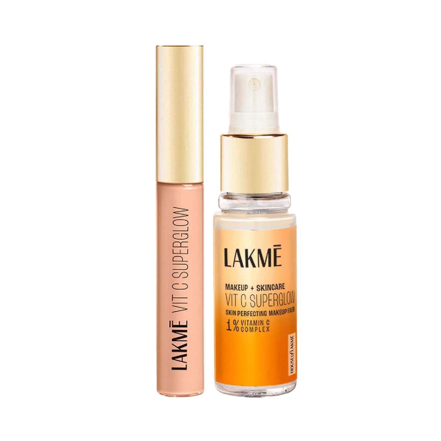 Lakme | Lakme Vitamin C Superglow Concealer with Setting Spray Combo