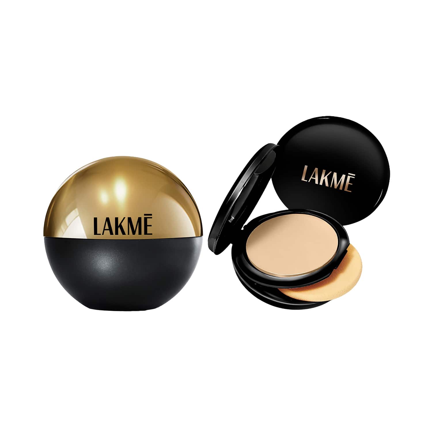 Lakme | Lakme Xtraordin-Airy  2 In 1 Compact + Mattereal Mousse Foundation Combo