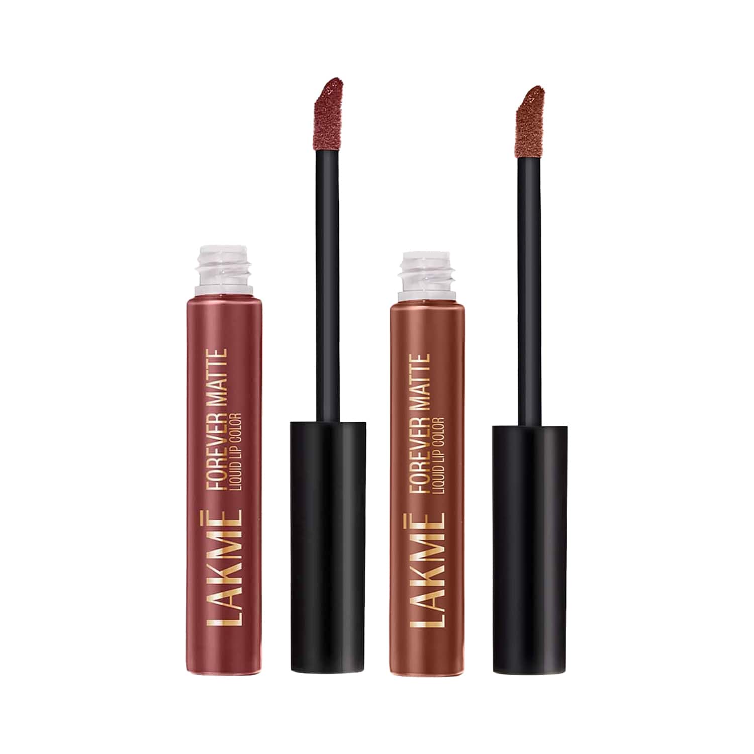 Lakme | Lakme Forever Matte Nude Dream + Nude Twist Liquid Lip Color Dream Combo