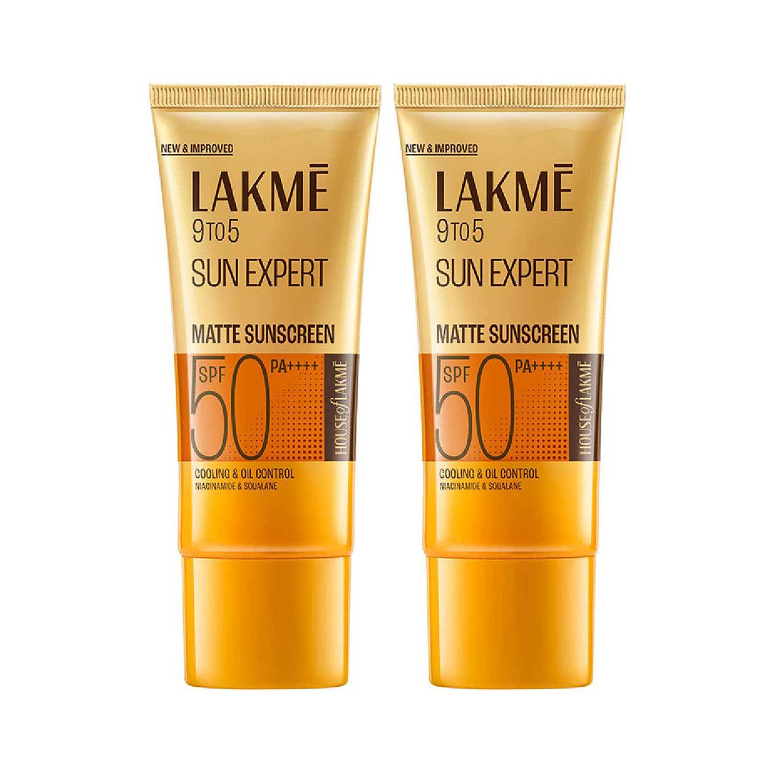 Lakme | Lakme Matte Sunscreen SPF 50 Pa+++, Niacinamide, UVA-B Protection 50ml Combo Of 2