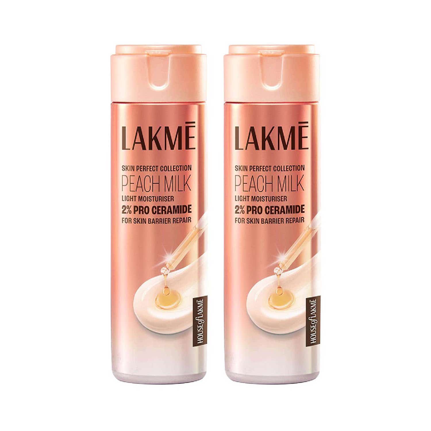 Buy Lakme Peach Milk Light Moisturizer 2% Pro Ceramide, For Skin