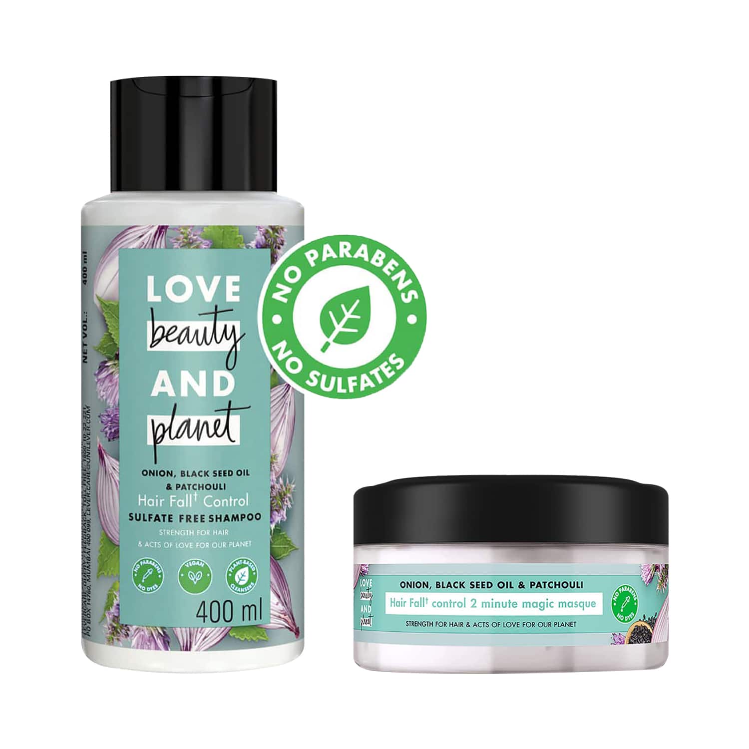 LOVE beauty AND planet | LOVE beauty AND planet Onion Shampoo & Hair Mask Combo