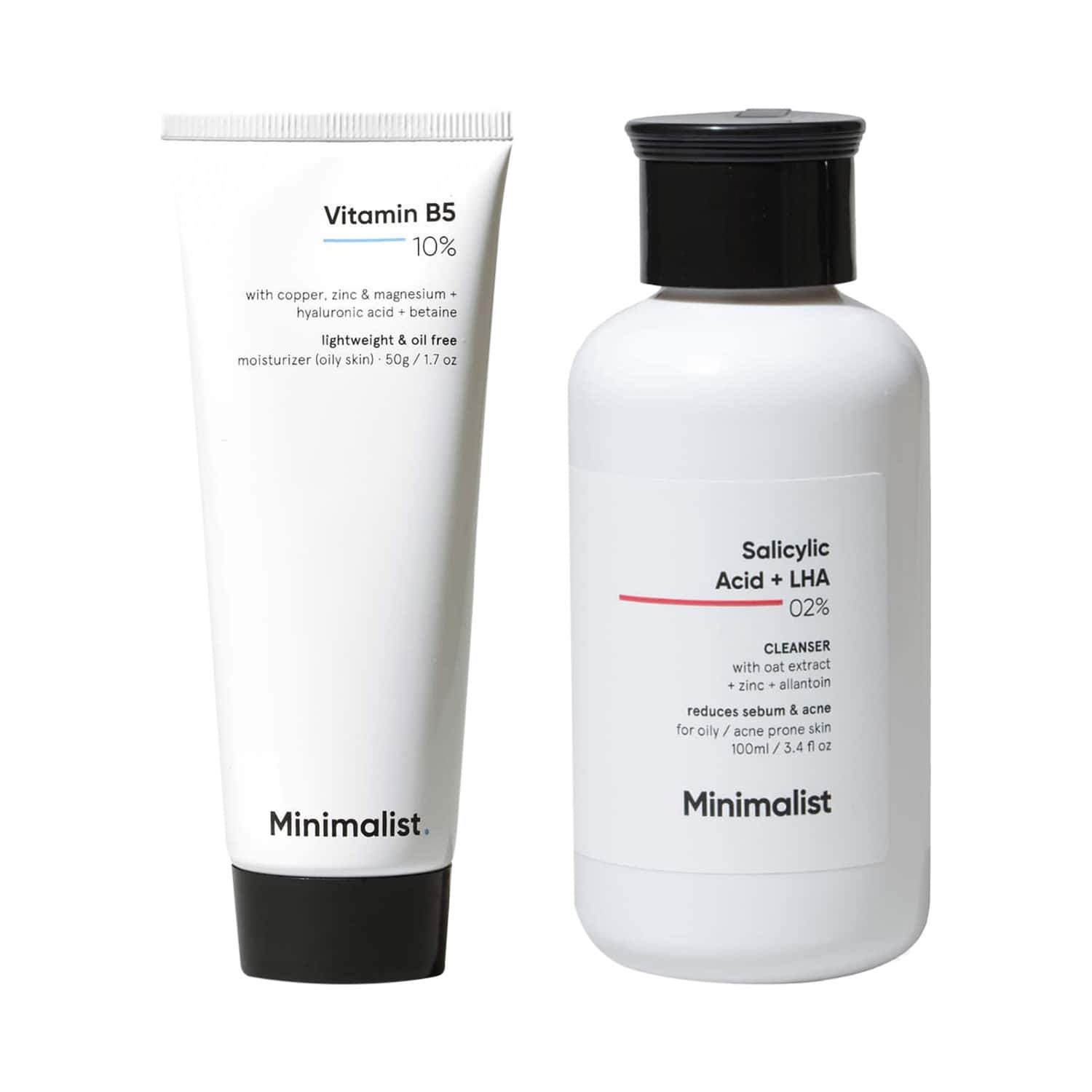 Minimalist | Minimalist Oil Control & Skin Repair Duo - Cleanser + Moisturizer