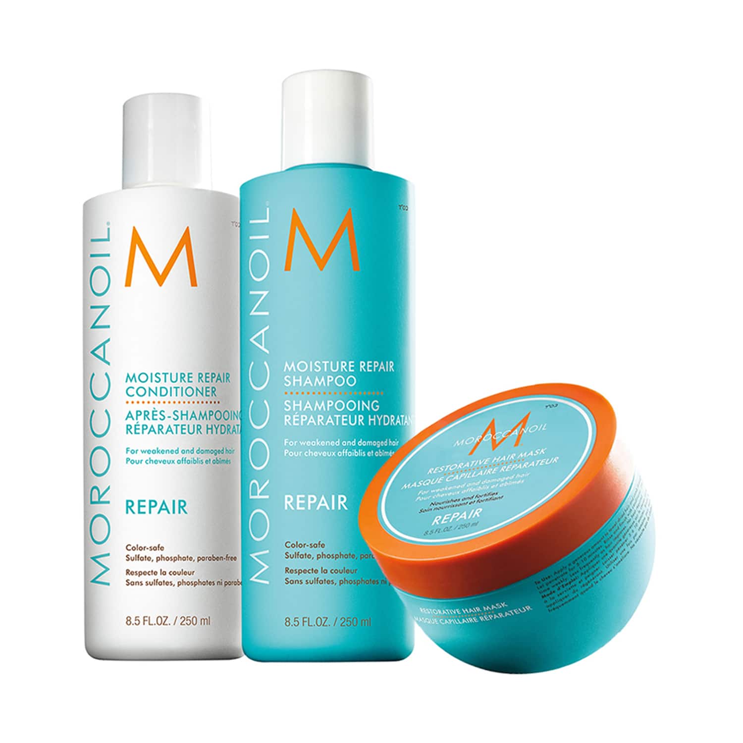 Moroccanoil | Moroccanoil Repair Shampoo, Conditioner & Restorative Mask - Repair Combo