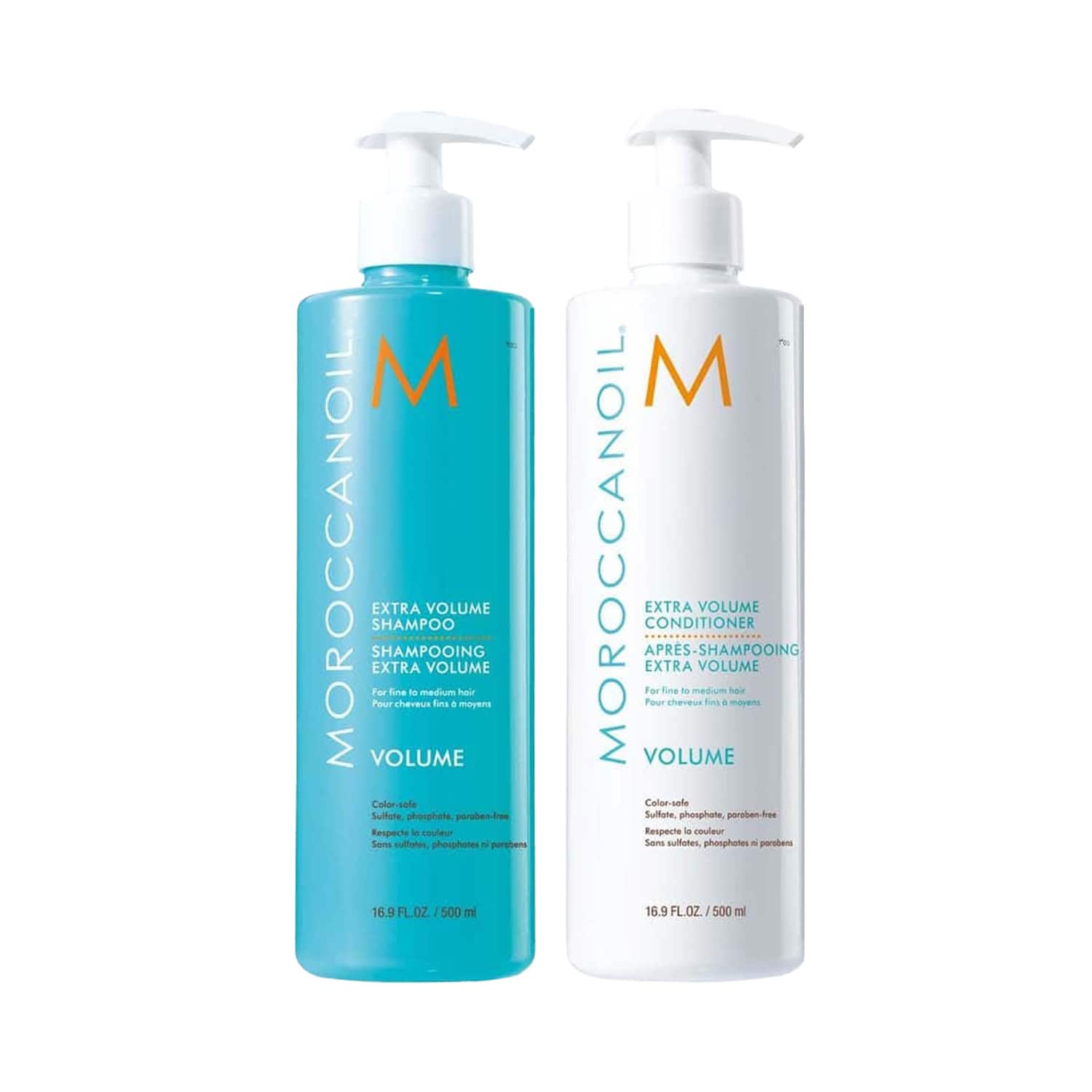 Moroccanoil | Moroccanoil Extra Volume Shampoo and Conditioner Combo (500 ml + 500 ml)