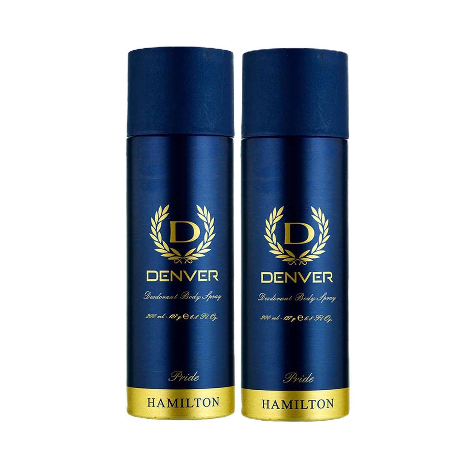 Denver | Denver Pride Deodorant Body Spray for Men (Pack of 2) Combo