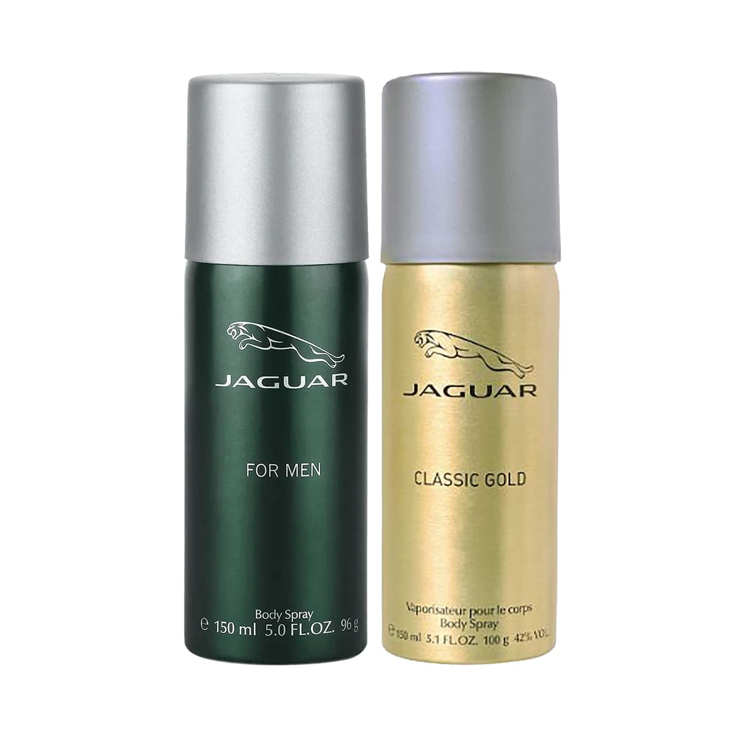 Jaguar | Jaguar For Men + Classic Gold Deodorant Spray