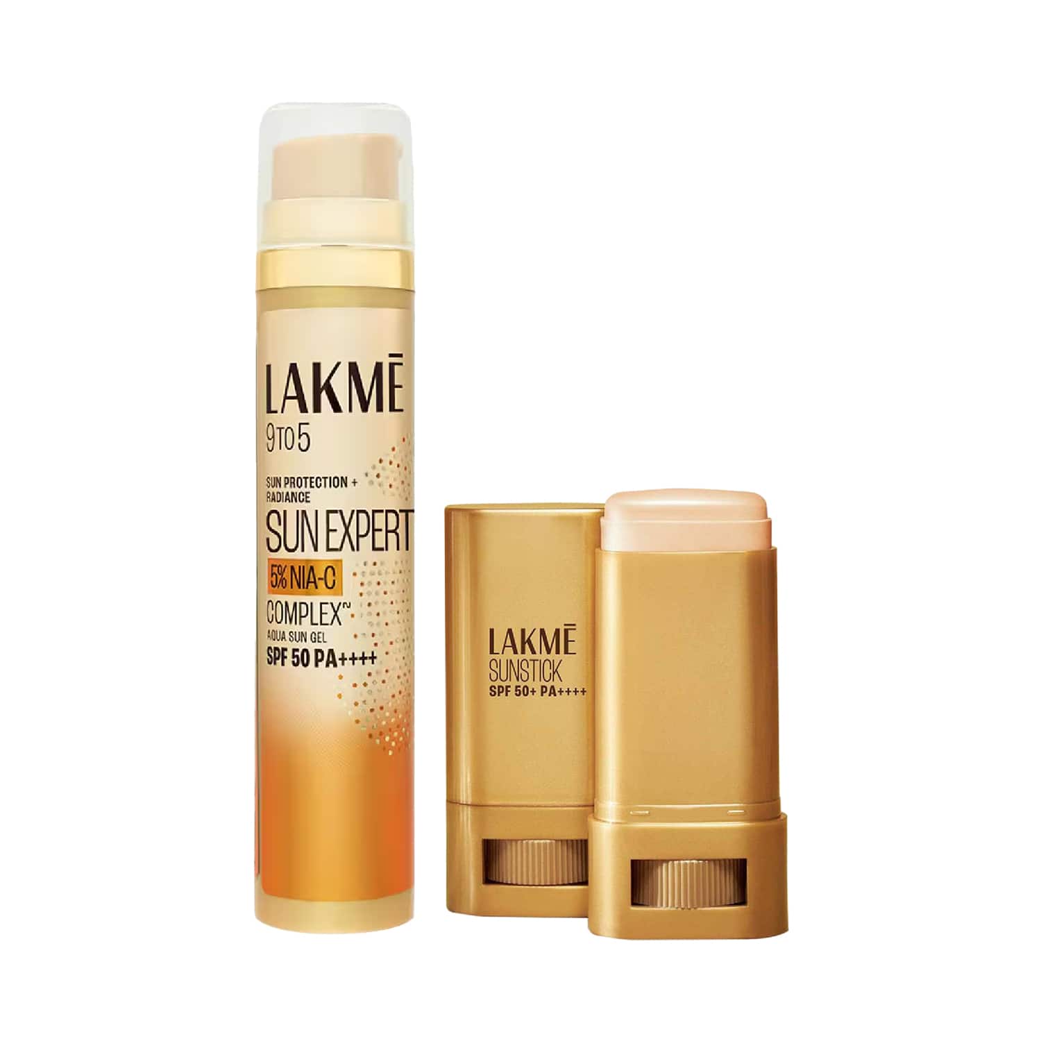 Lakme | Lakme Sun Expert SPF 50 PA++++ Sunscreen Stick and Nia-VIT C Sunscreen Combo