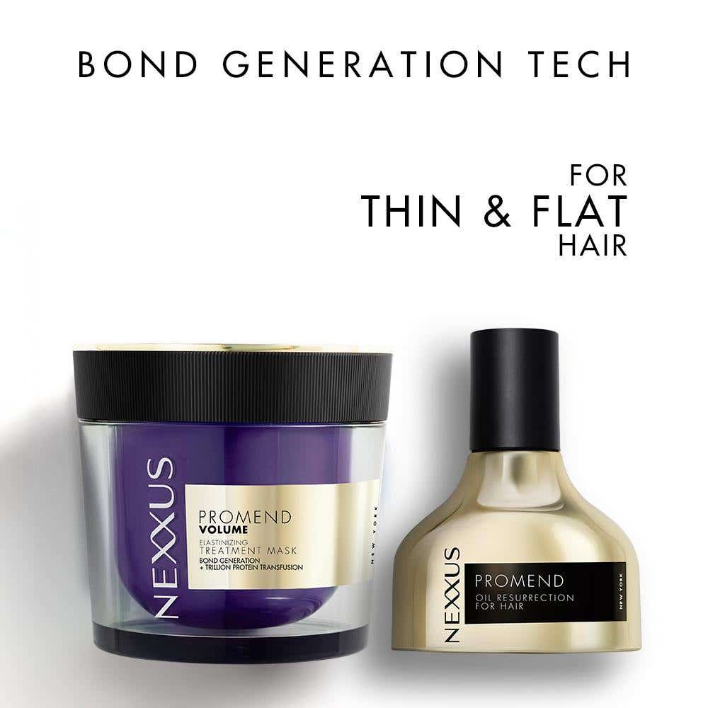 Nexxus | Nexxus Promend Volumizing Deep Bond Treatment Mask & Serum Duo Thin & Flat Hair Combo