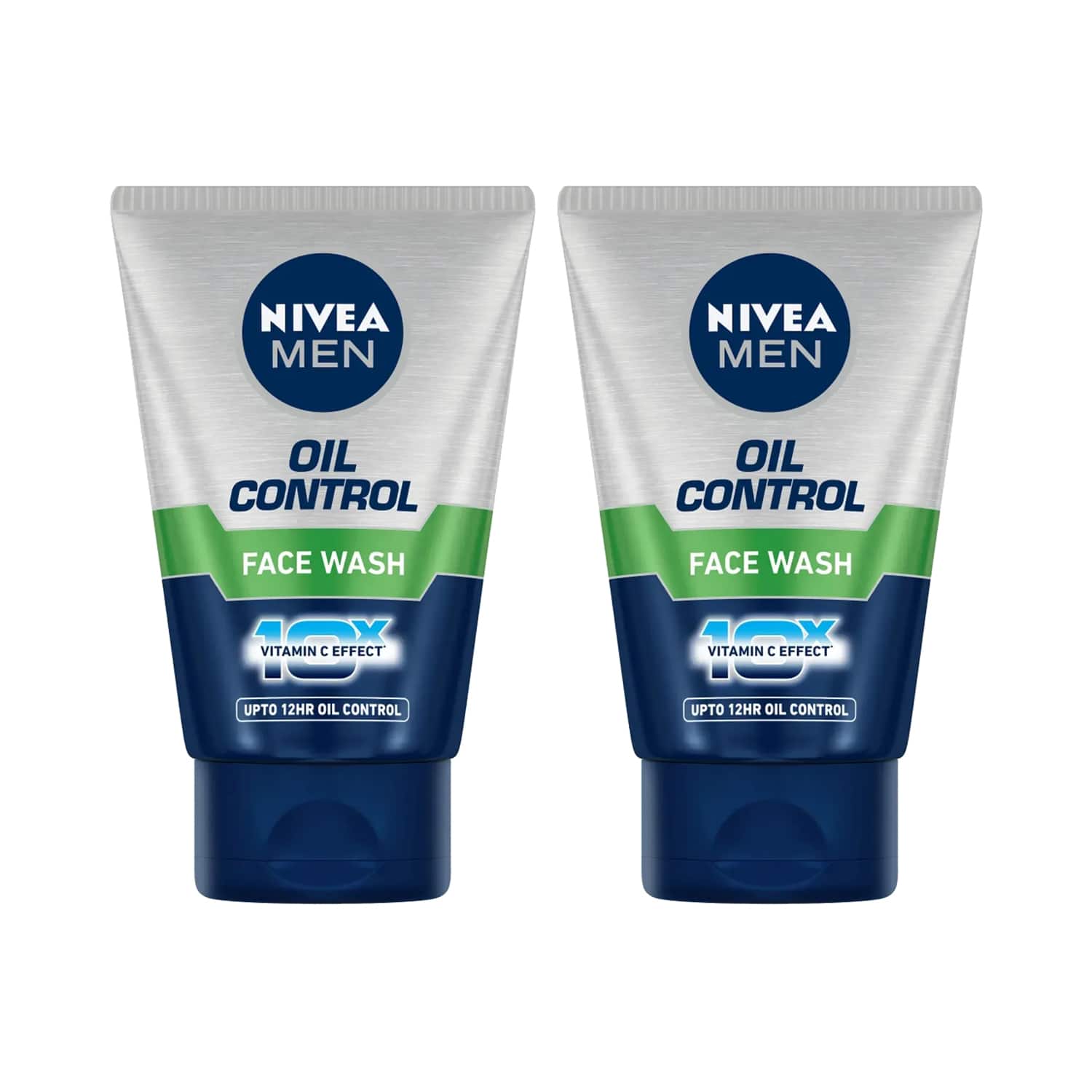 Nivea | Nivea Men Oil Control Aircool Mint Crystal Facewash (100 g) (Pack Of 2) Combo