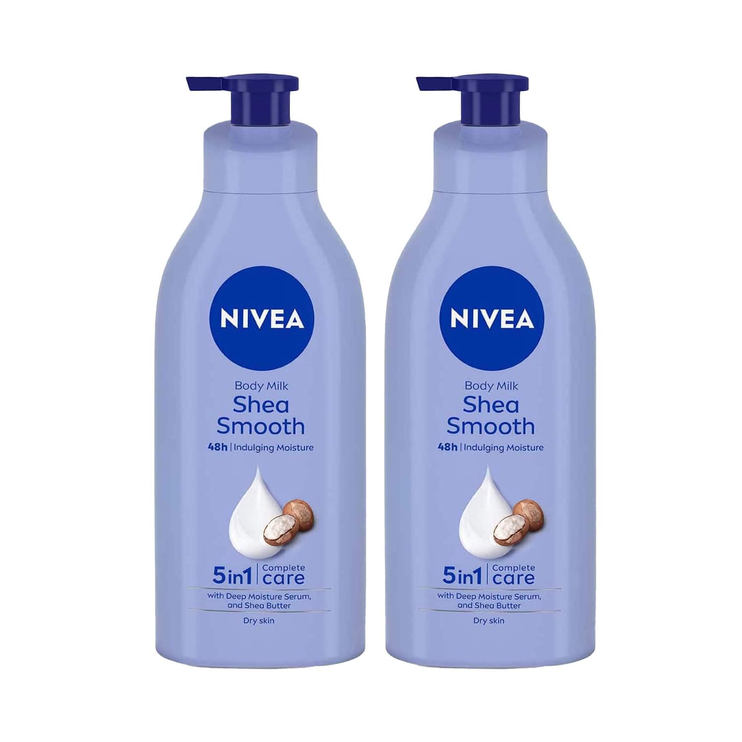 Nivea | Nivea Shea Body Lotion for Dry Skin Pack of 2 Combo (600 ml x 2 )