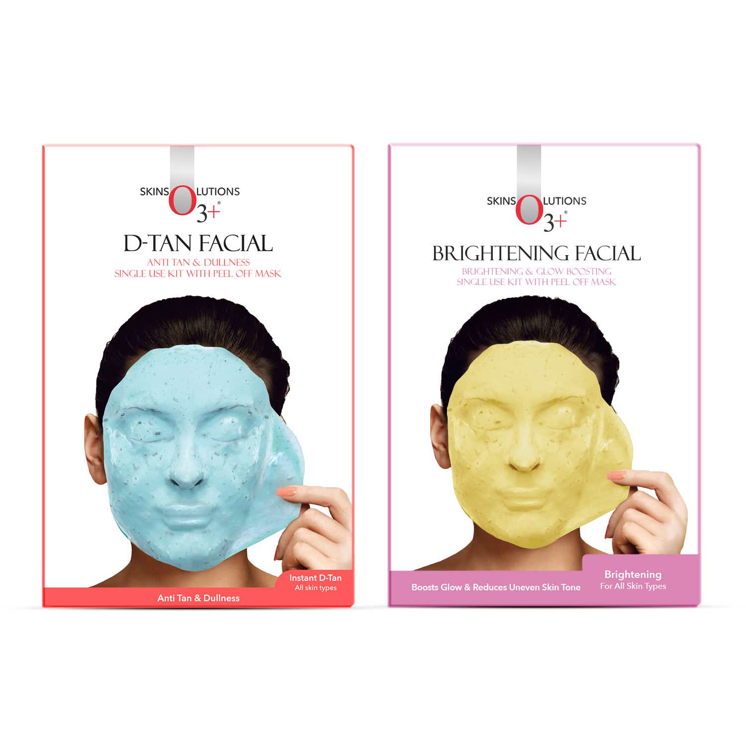 O3+ | O3+ D-Tan Facial Anti Tan & Dullness Face Mask (45g) & Whitening Facial Kit Combo