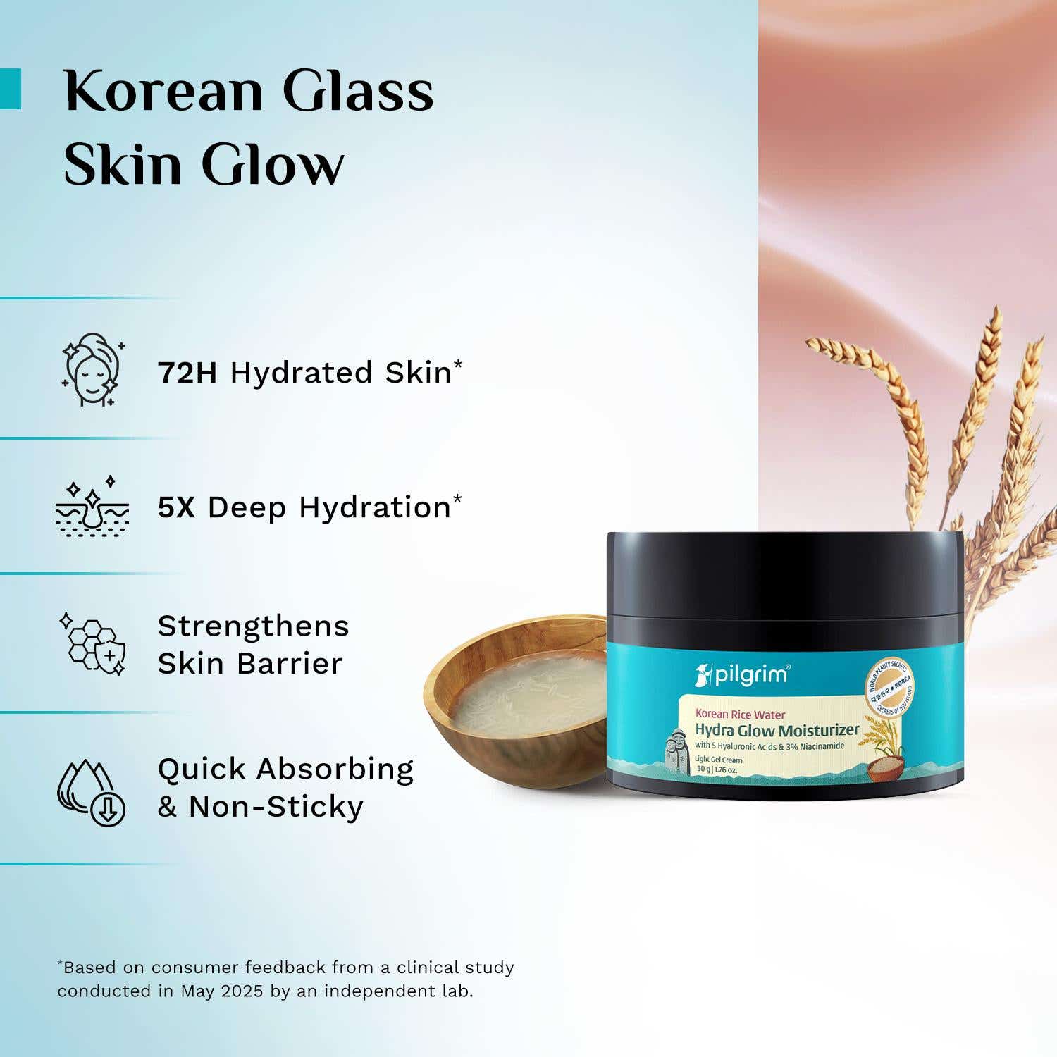 Pilgrim Hydra Glow Ritual 4-Piece Skincare Set 100 ml - Image 4