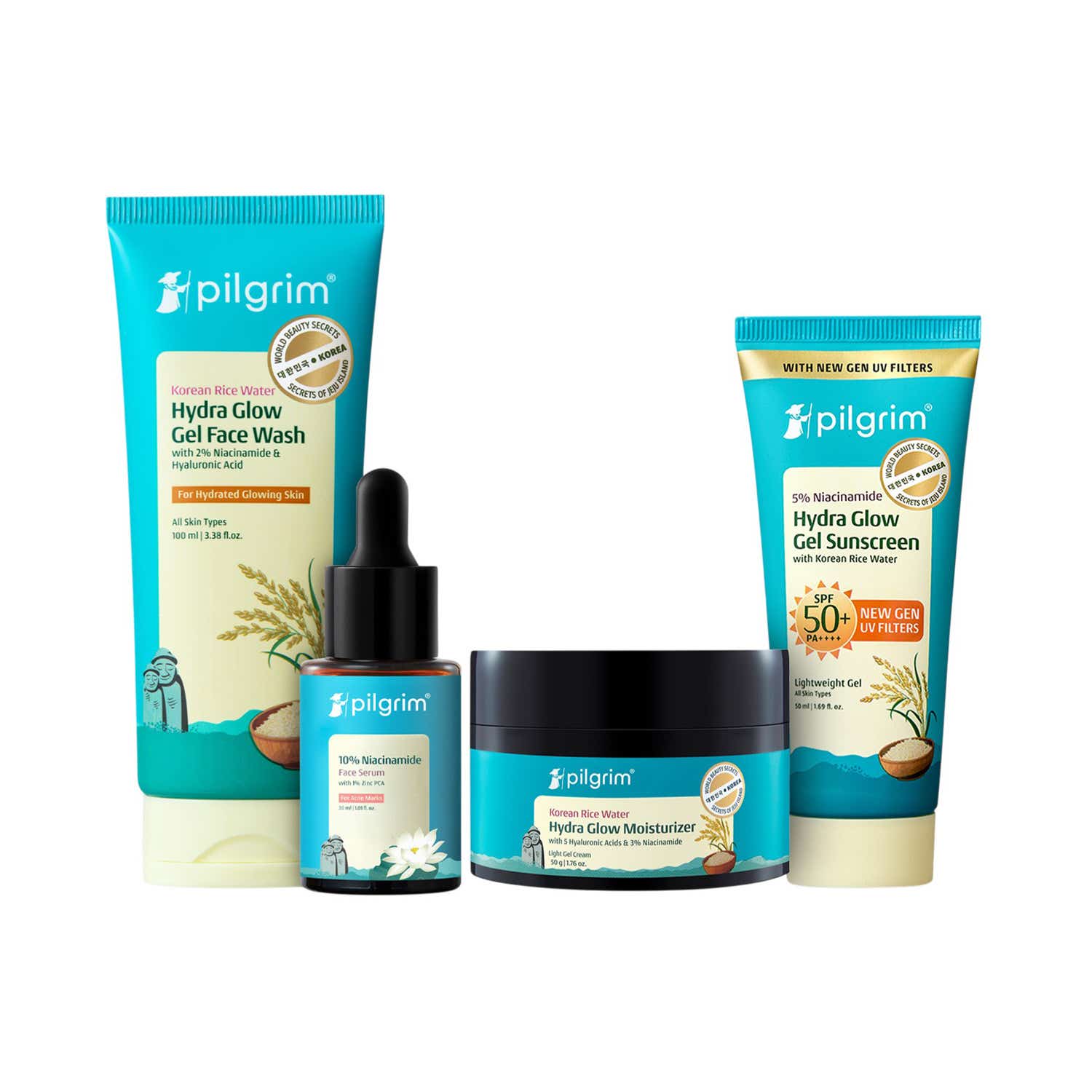 Pilgrim | Pilgrim Korean Rice Water Hydra Glow and Niacinamide CSMS combo