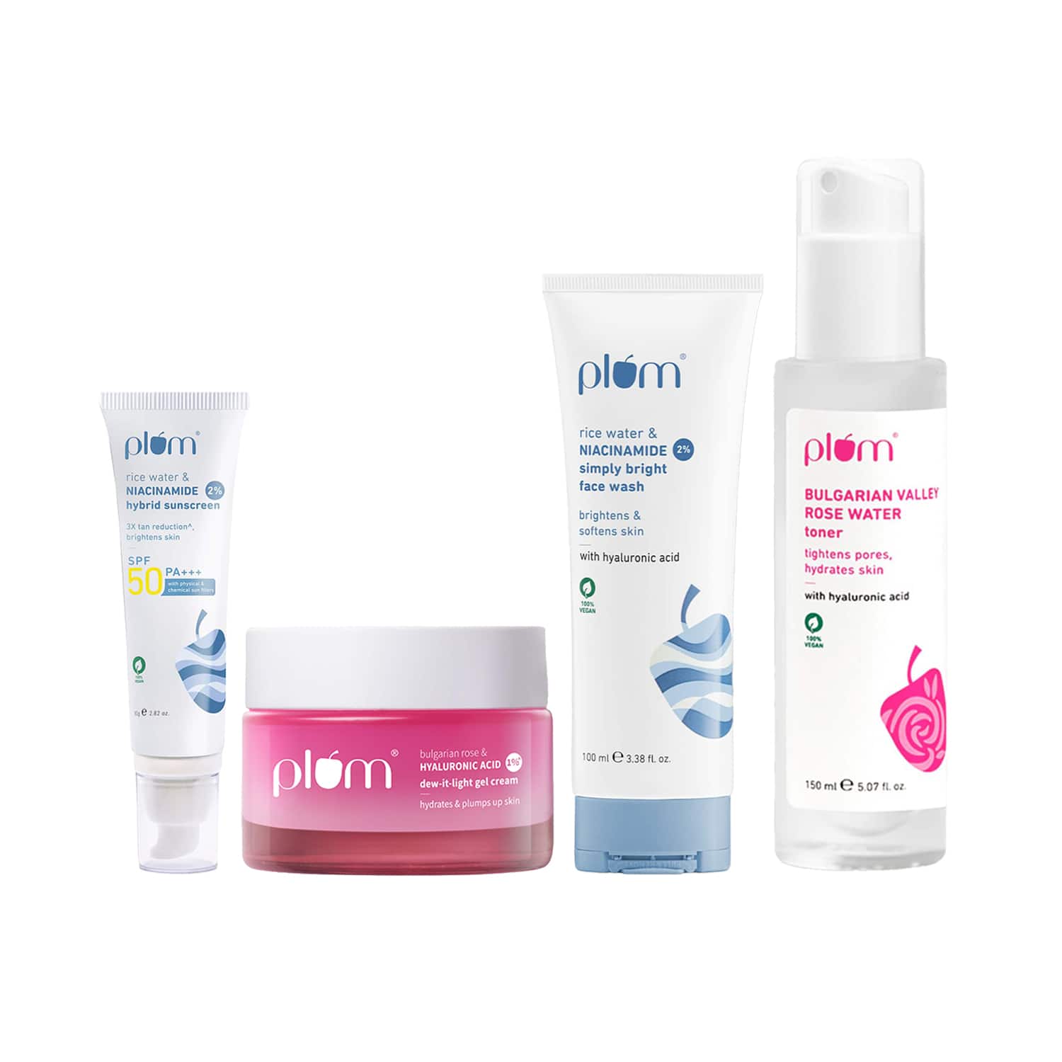 Plum | Plum Niacinamide & Hyaluronic Acid CTMS Combo for Bright & Hydrated Skin