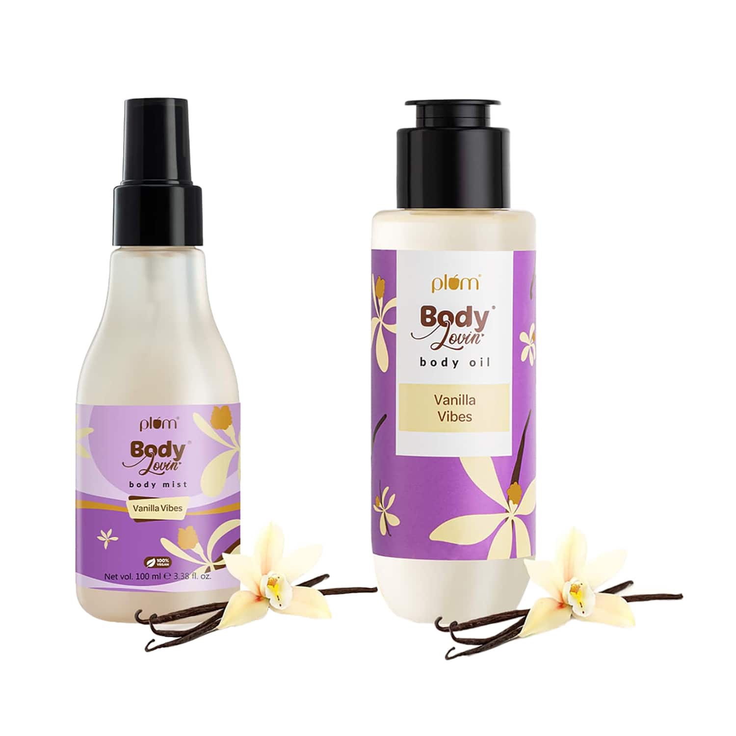 Plum | Plum Bodylovin Smell Like A Vanilla Cupcake Duo - Body Mist + Body Oil