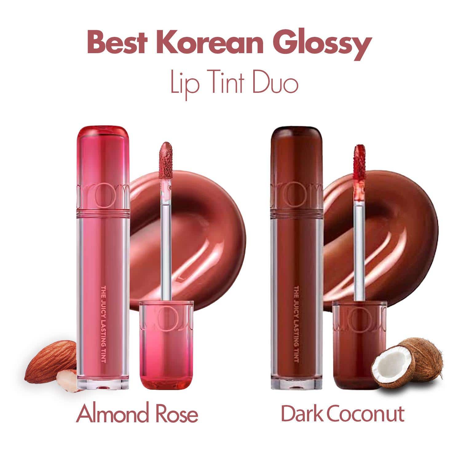 Rom&nd | Rom&nd Best Korean Glossy Lip Tint Duo Combo