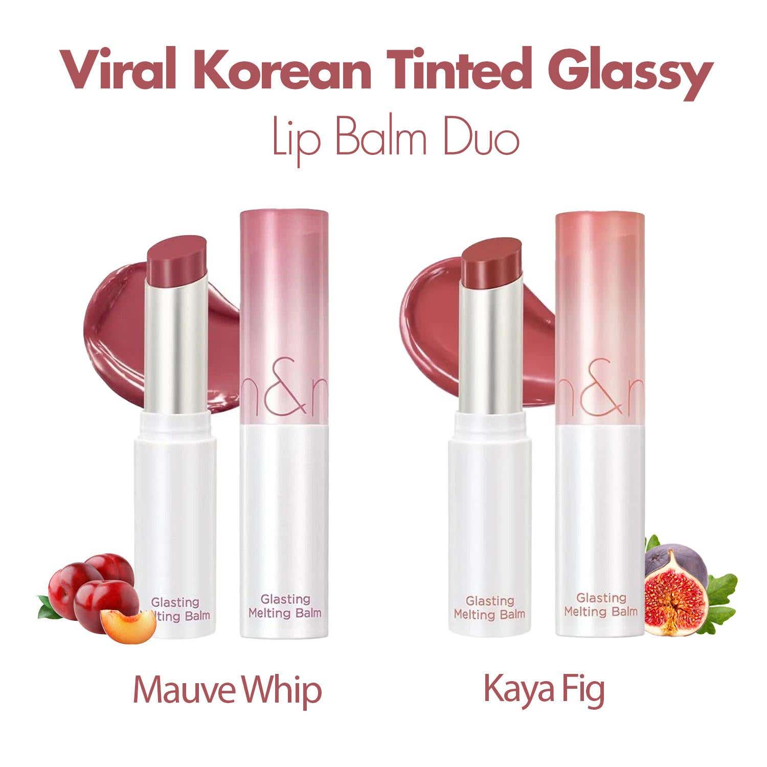 Rom&nd | Rom&nd Viral Korean Tinted Glassy Lip Balm Duo