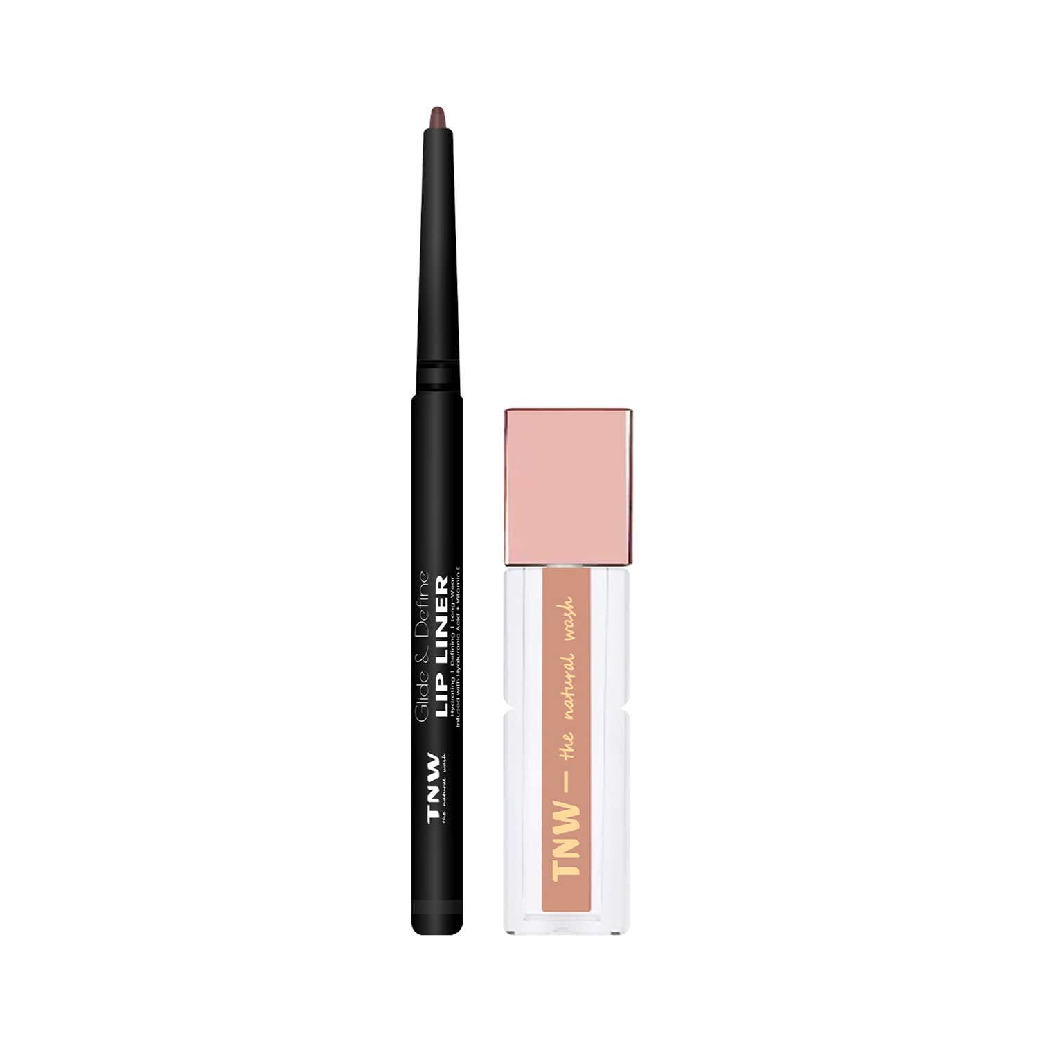 TNW The Natural Wash | TNW The Natural Wash Boldline 02 Lip Liner + Ballroom Secret Comfy Matte Liquid Lipstick Combo