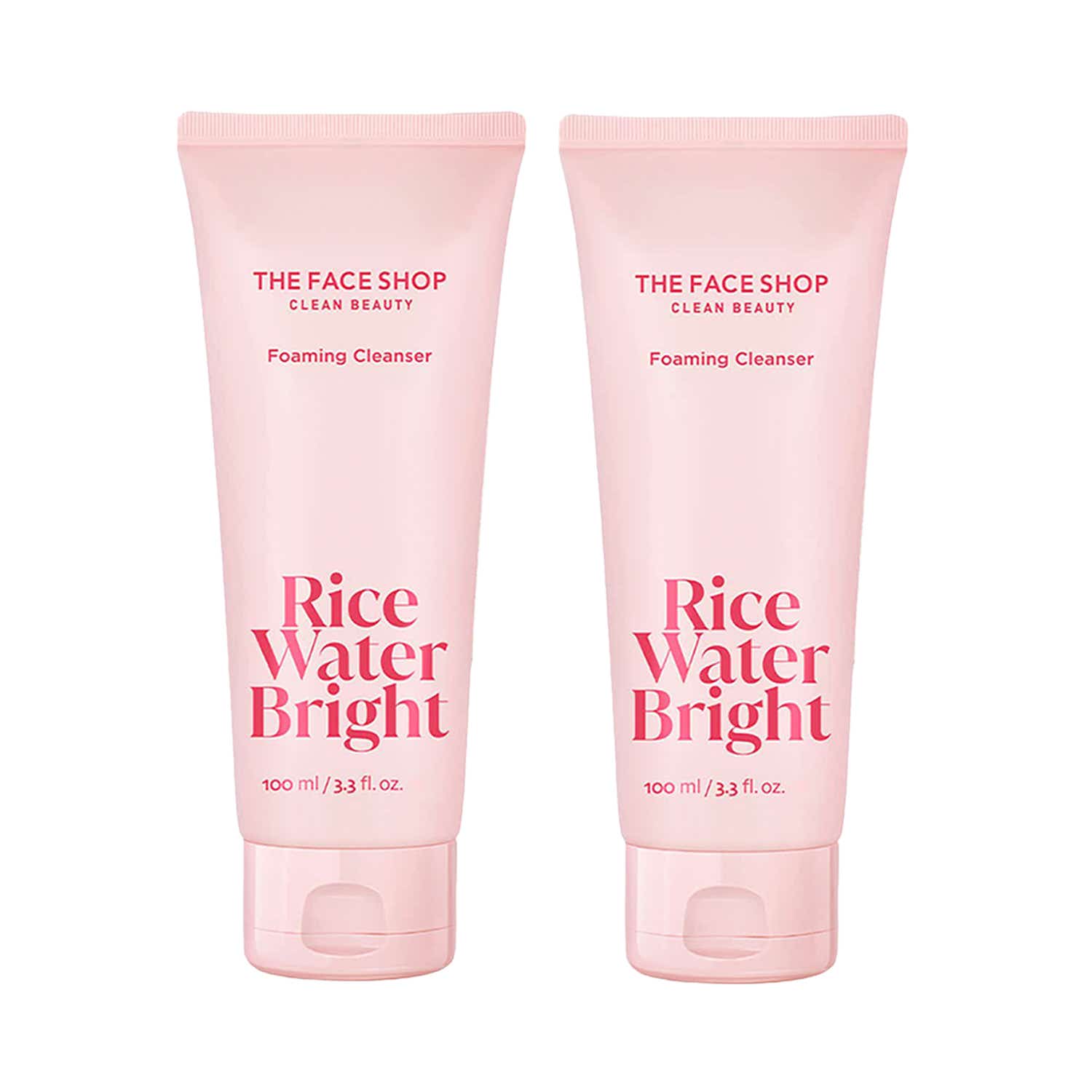 The Face Shop | The Face Shop Rice Water Bright Cleansing Foam - Pack of 2 (100ml Each)