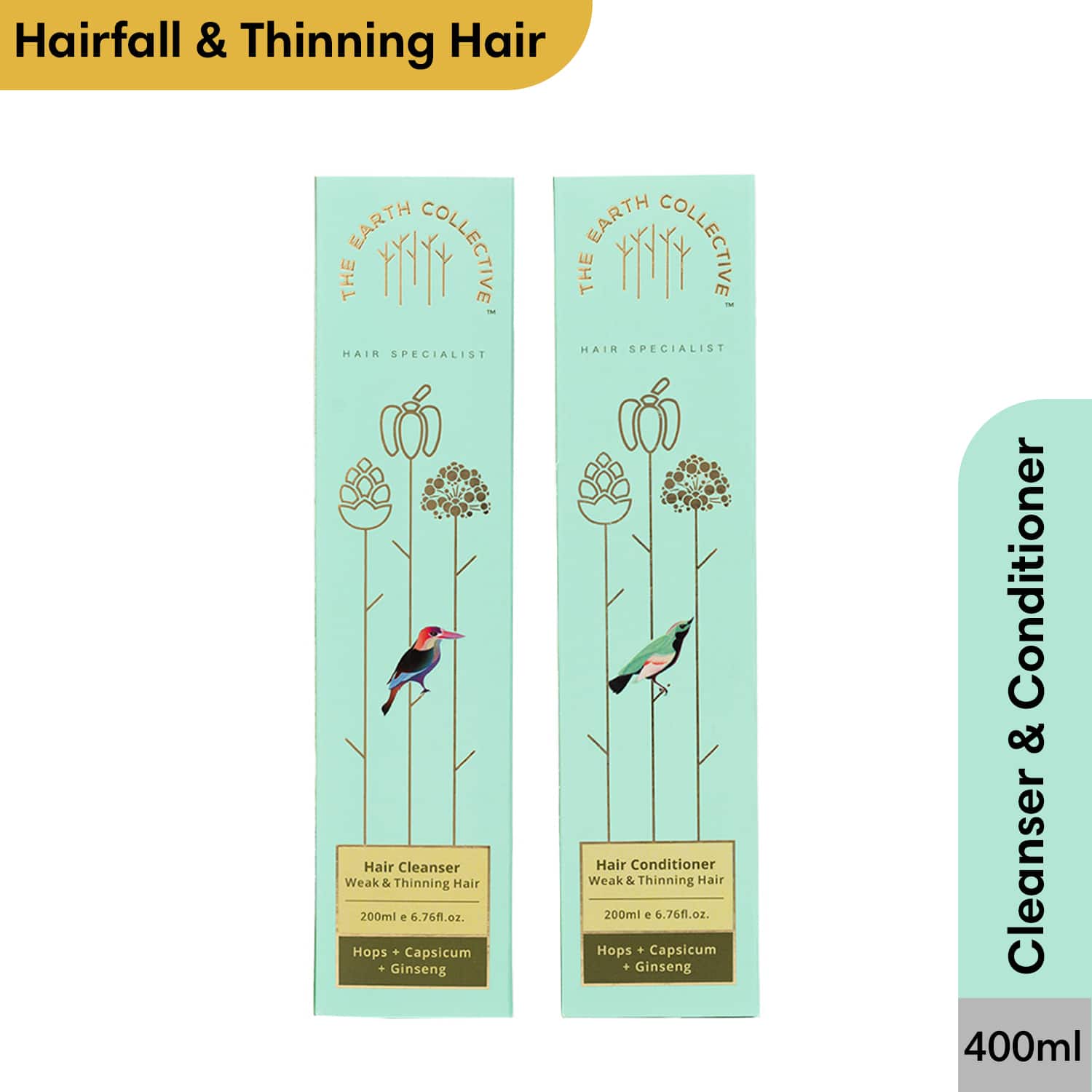 The Earth Collective | The Earth Collective Combo Weak & Thinning Hair