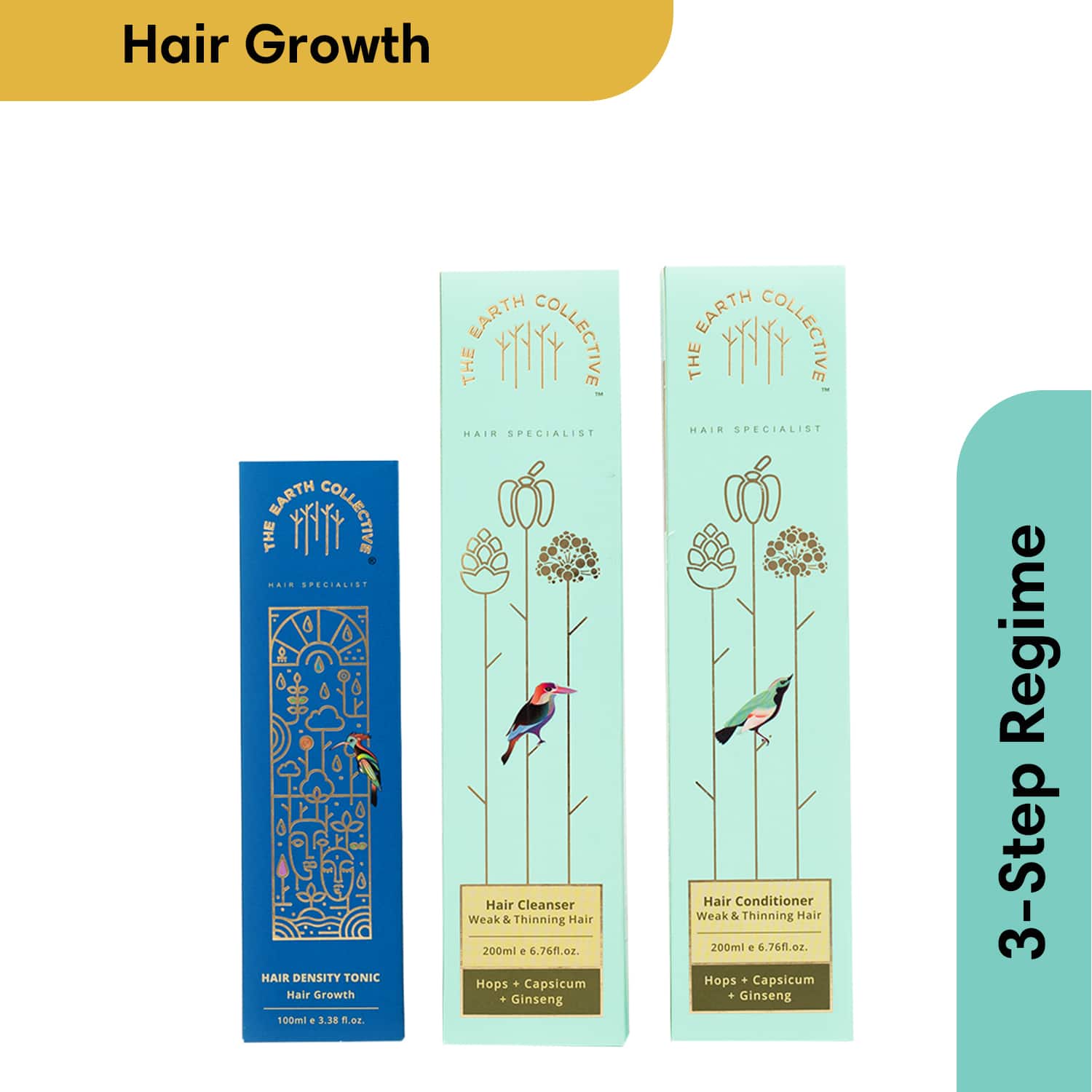 The Earth Collective | The Earth Collective Hair Growth Regime Combo